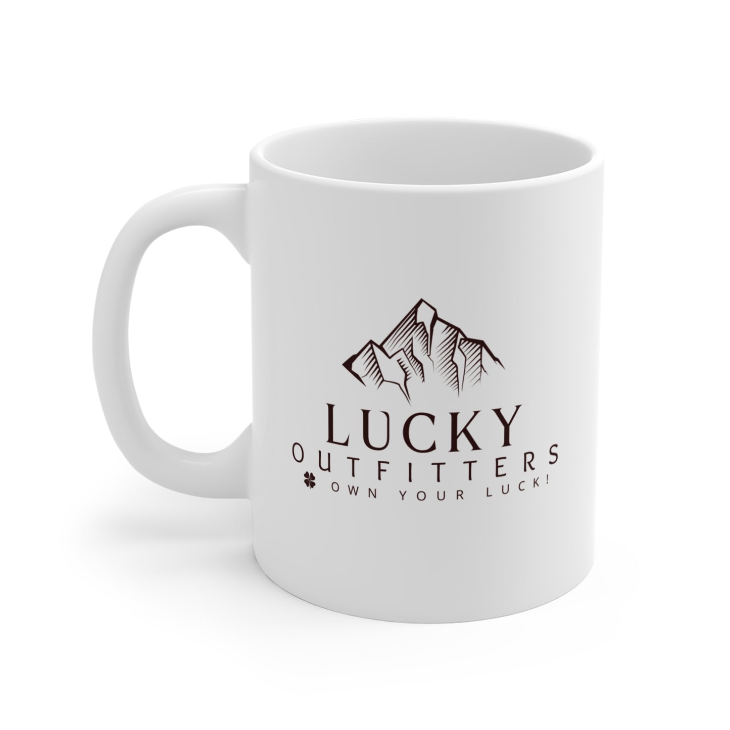 Lucky Outfitters Wild Cabin Mug — "Lucky Lodging & Warm Nights" 11oz
