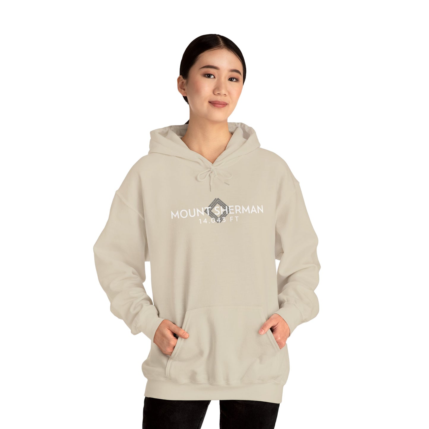 Mount Sherman Summit Hoodie — Hiking Souvenir Pullover by Lucky Outfitters