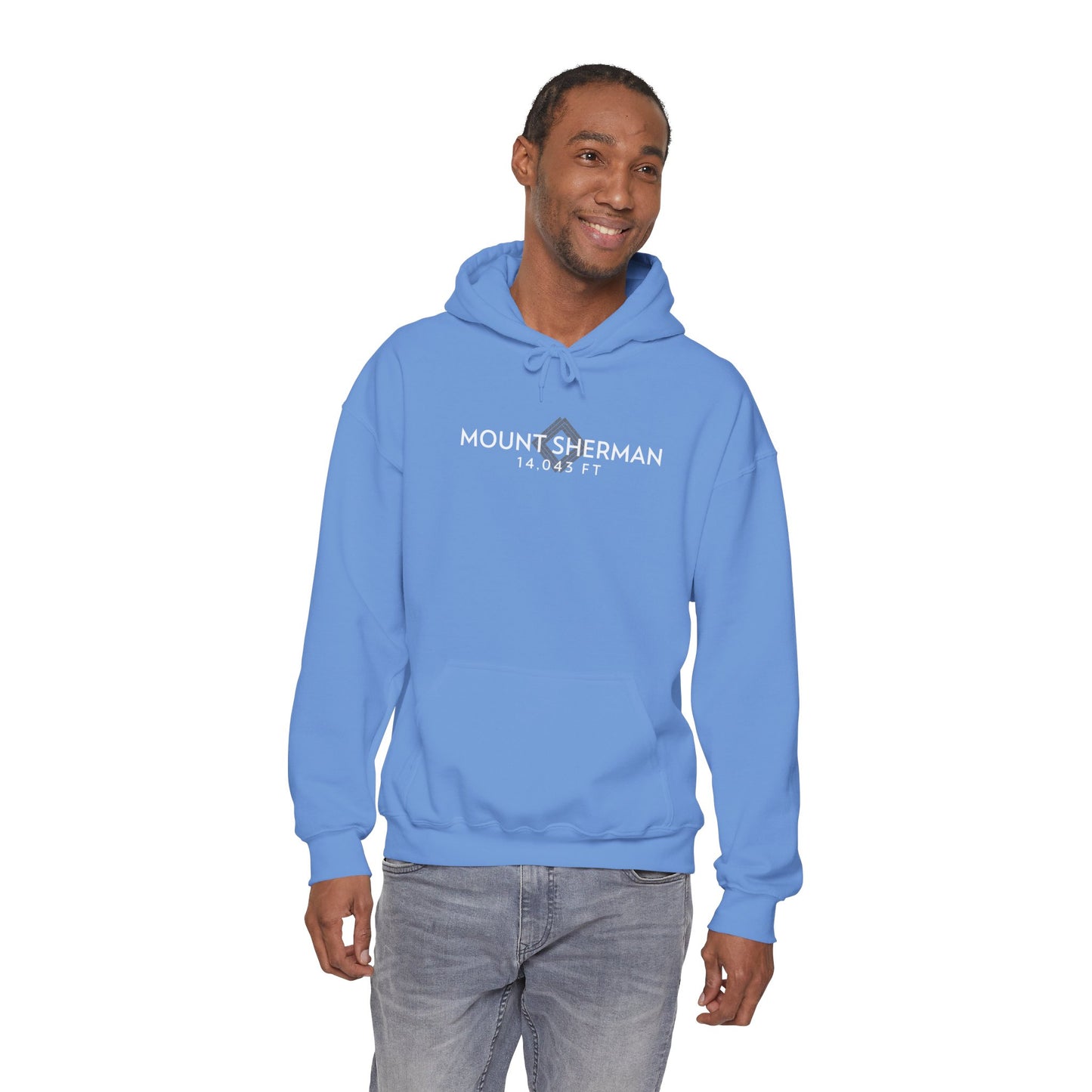 Mount Sherman Summit Hoodie — Hiking Souvenir Pullover by Lucky Outfitters