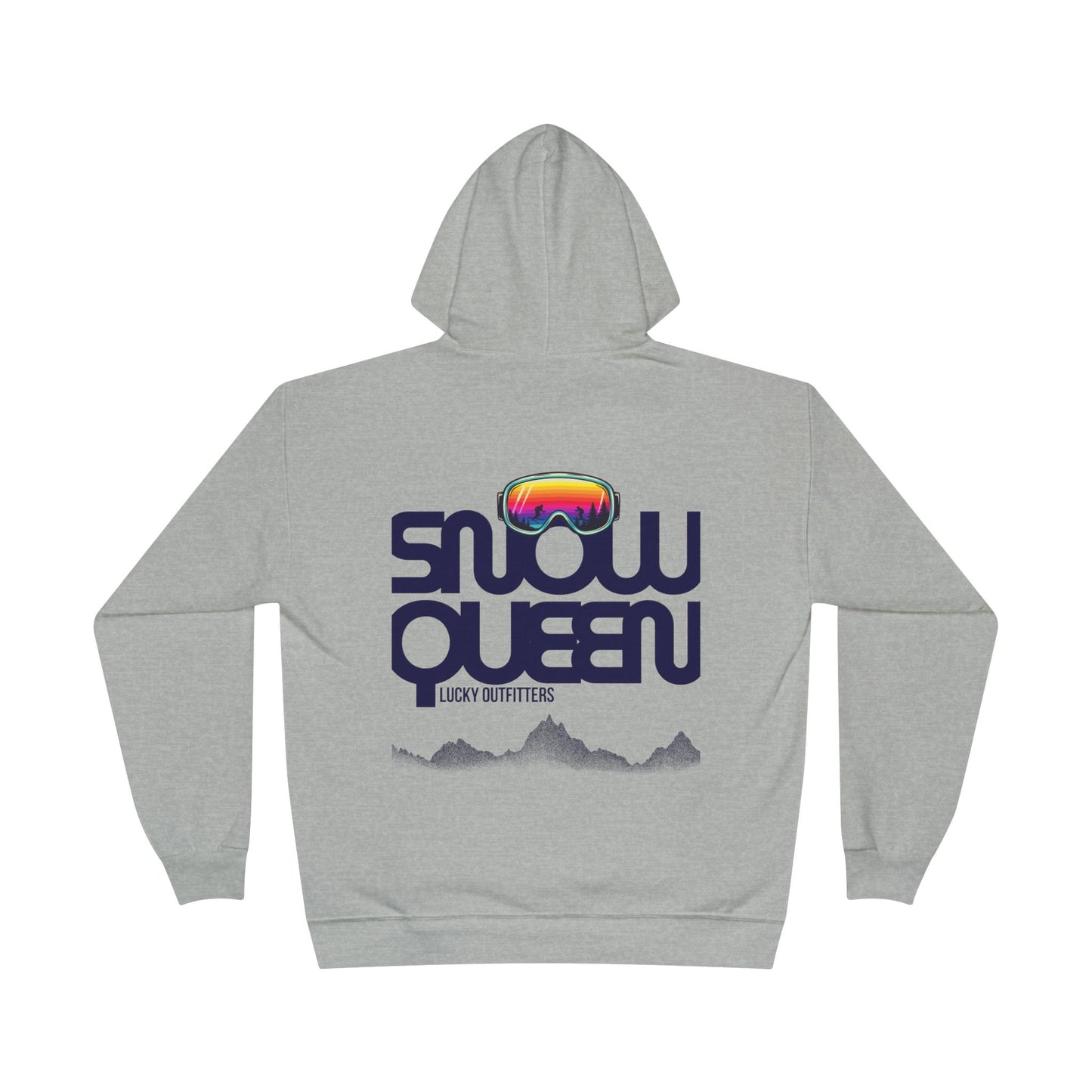The Snow Queen Retro Goggles Hoodie - Unisex Graphic Pullover by Lucky Outfitters