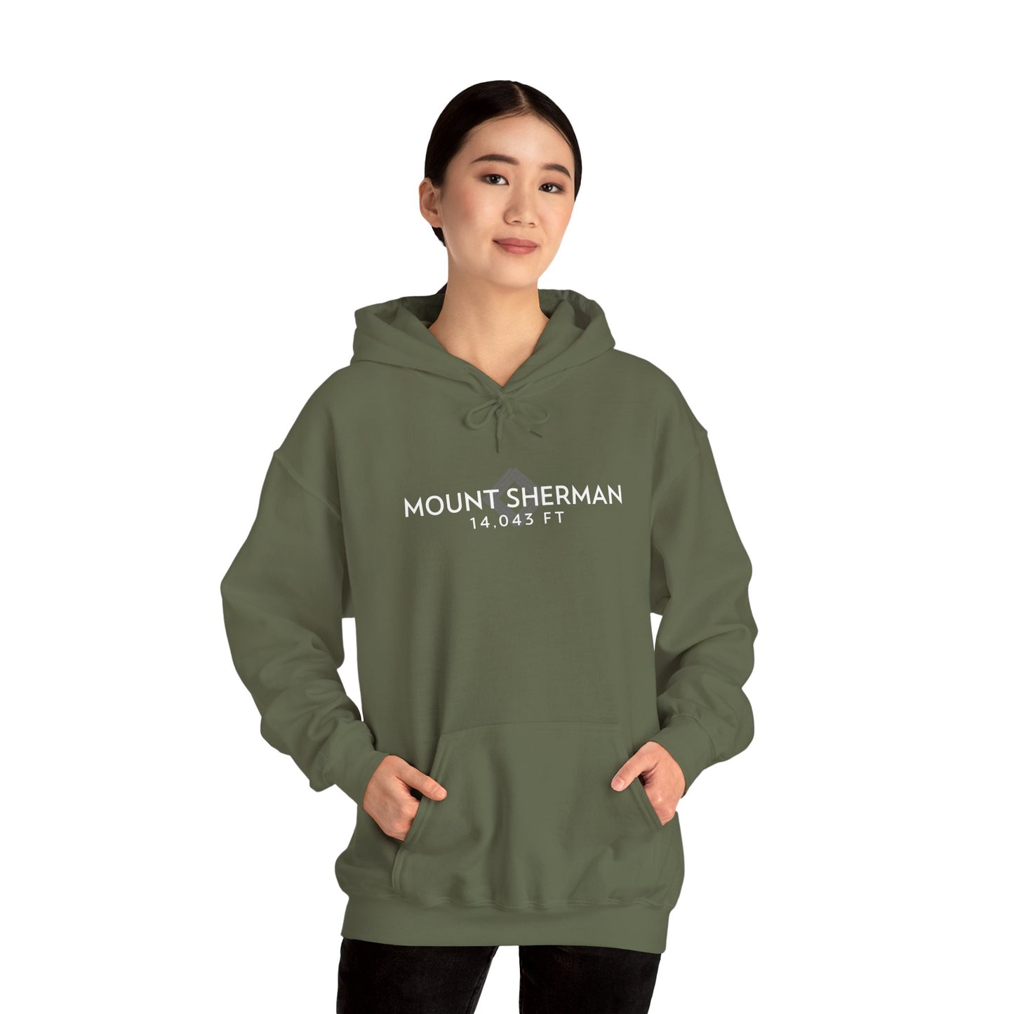 Mount Sherman Summit Hoodie — Hiking Souvenir Pullover by Lucky Outfitters