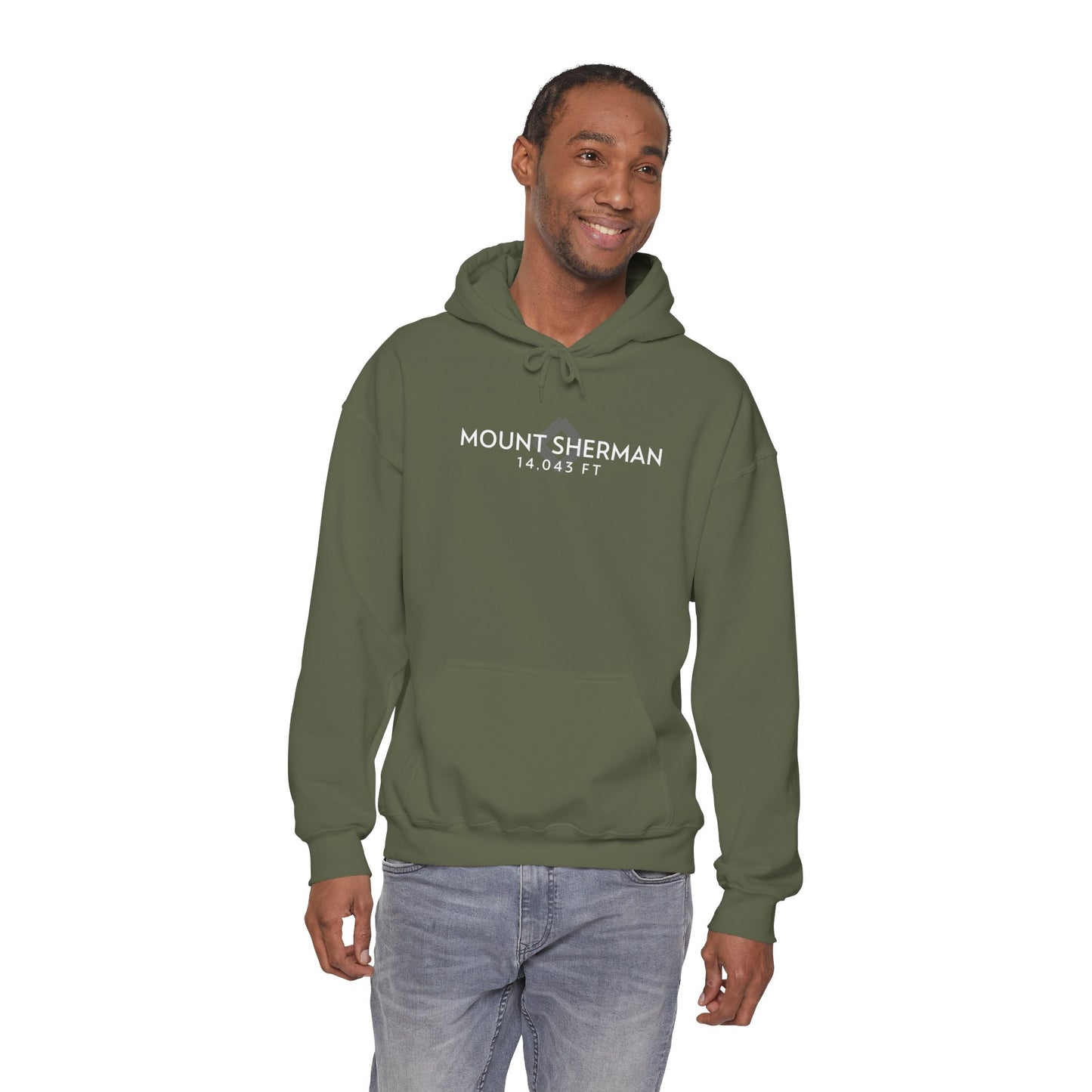 Mount Sherman Summit Hoodie — Hiking Souvenir Pullover by Lucky Outfitters