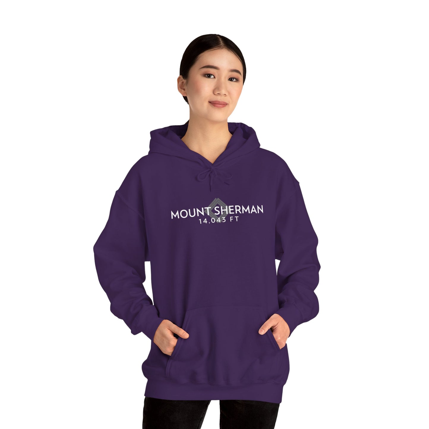 Mount Sherman Summit Hoodie — Hiking Souvenir Pullover by Lucky Outfitters