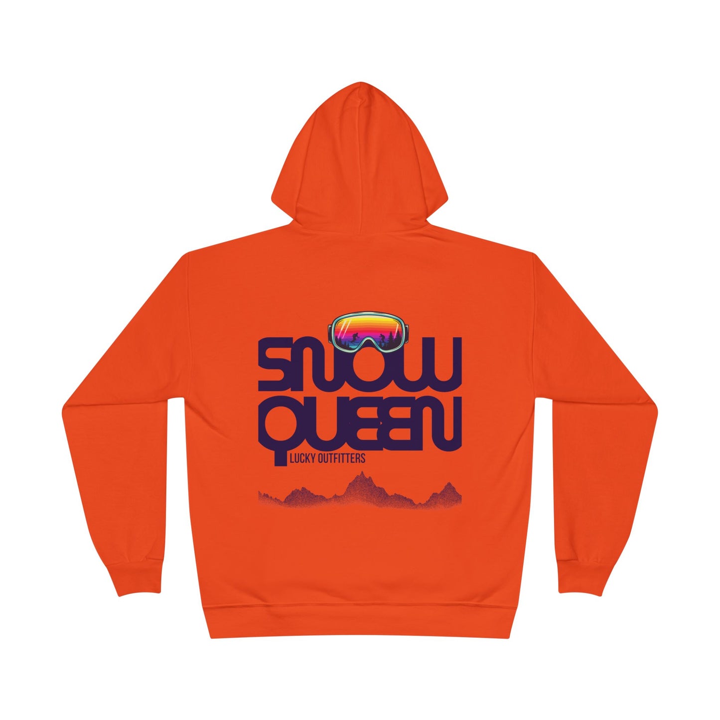 The Snow Queen Retro Goggles Hoodie - Unisex Graphic Pullover by Lucky Outfitters