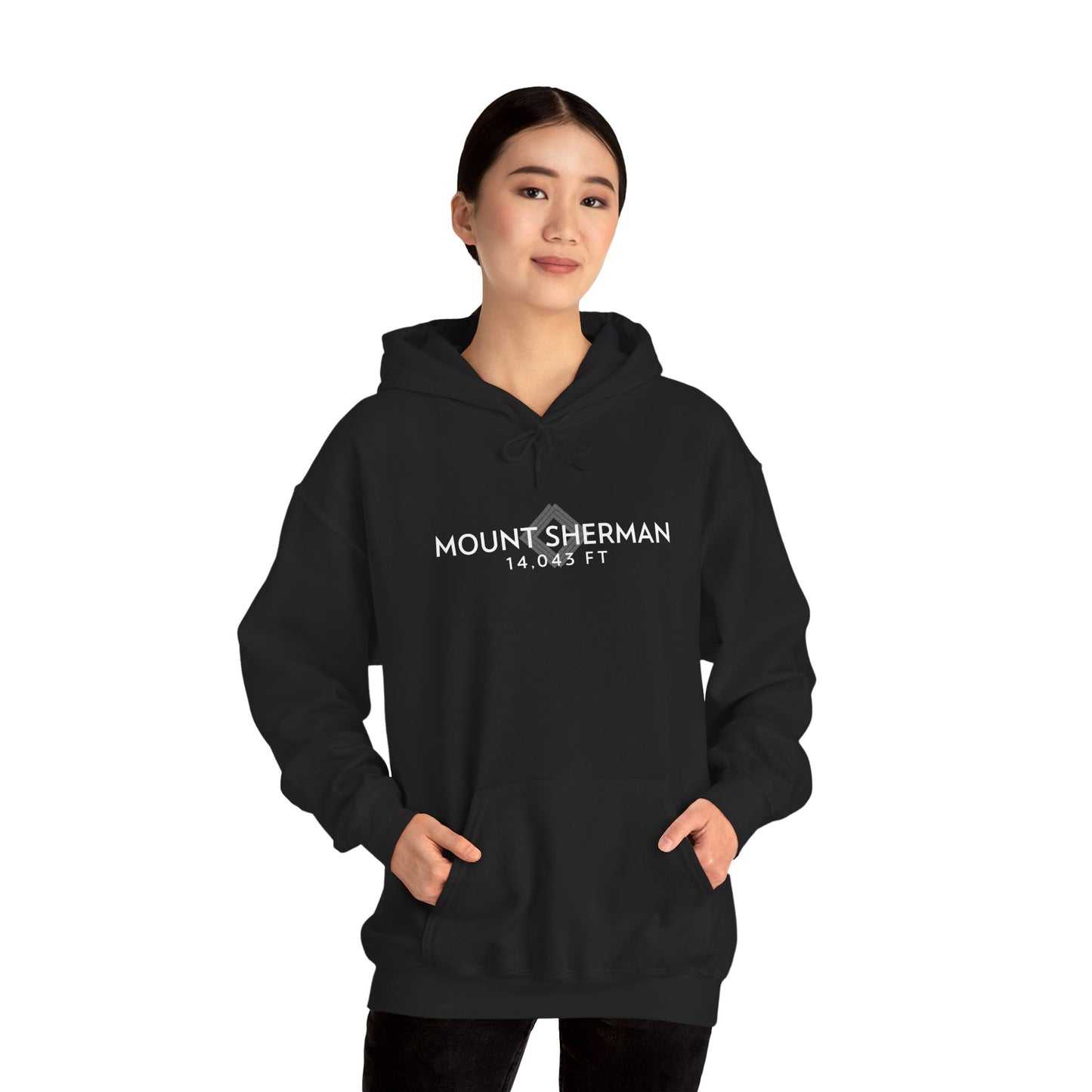Mount Sherman Summit Hoodie — Hiking Souvenir Pullover by Lucky Outfitters