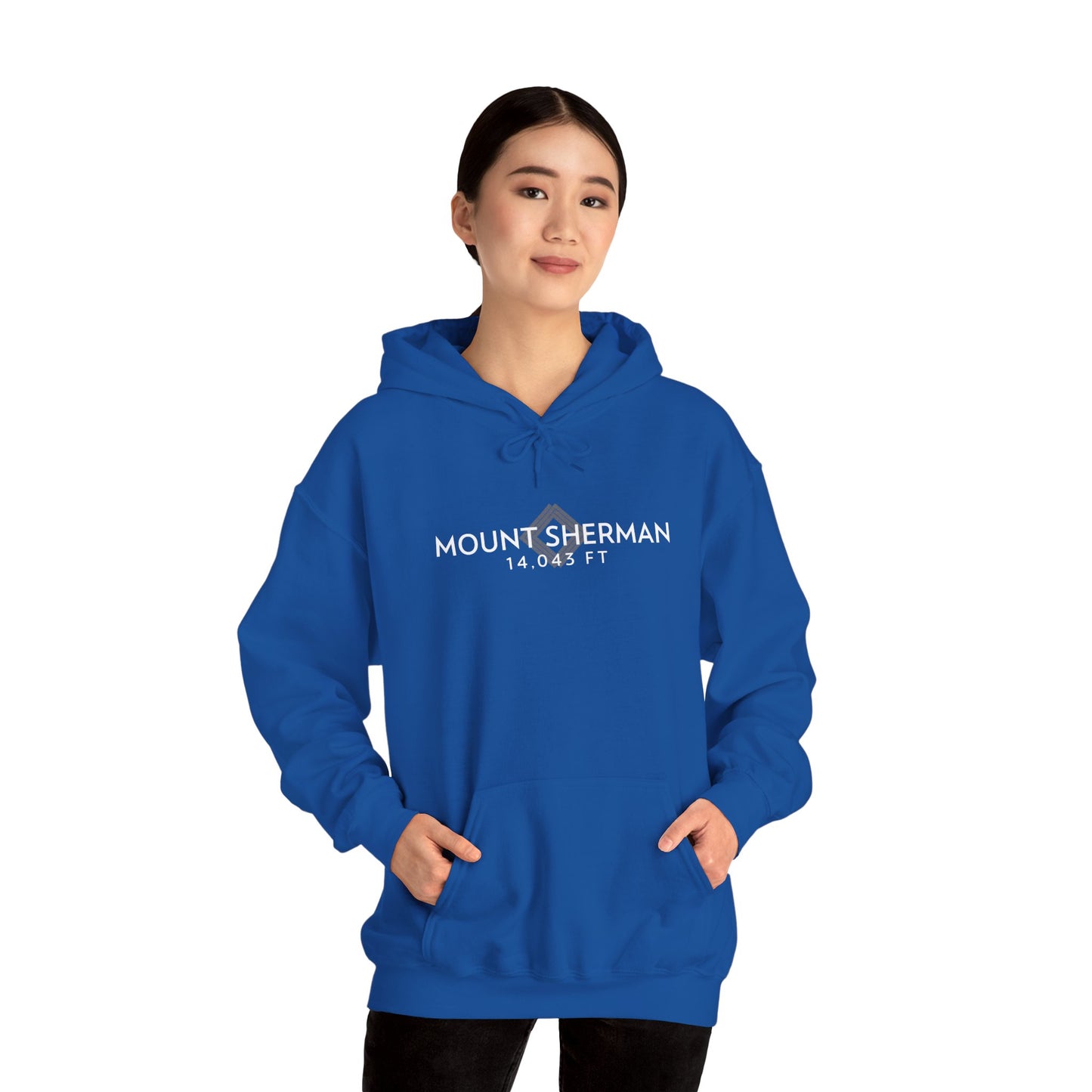 Mount Sherman Summit Hoodie — Hiking Souvenir Pullover by Lucky Outfitters