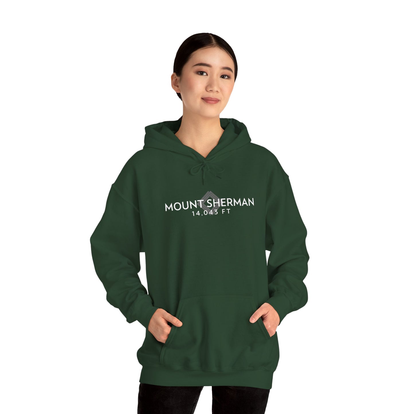 Mount Sherman Summit Hoodie — Hiking Souvenir Pullover by Lucky Outfitters