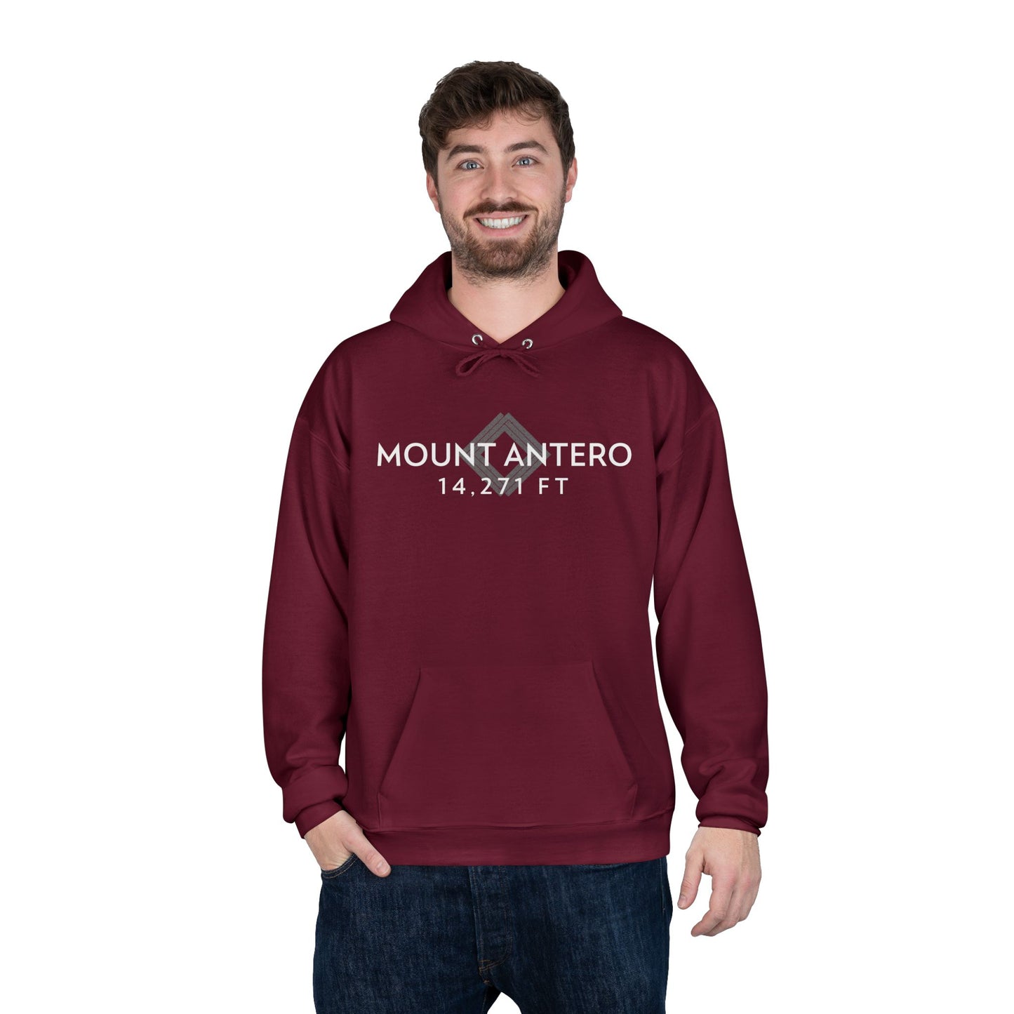 Mount Antero Summit Hoodie — Unisex Hiking Souvenir Pullover by Lucky Outfitters