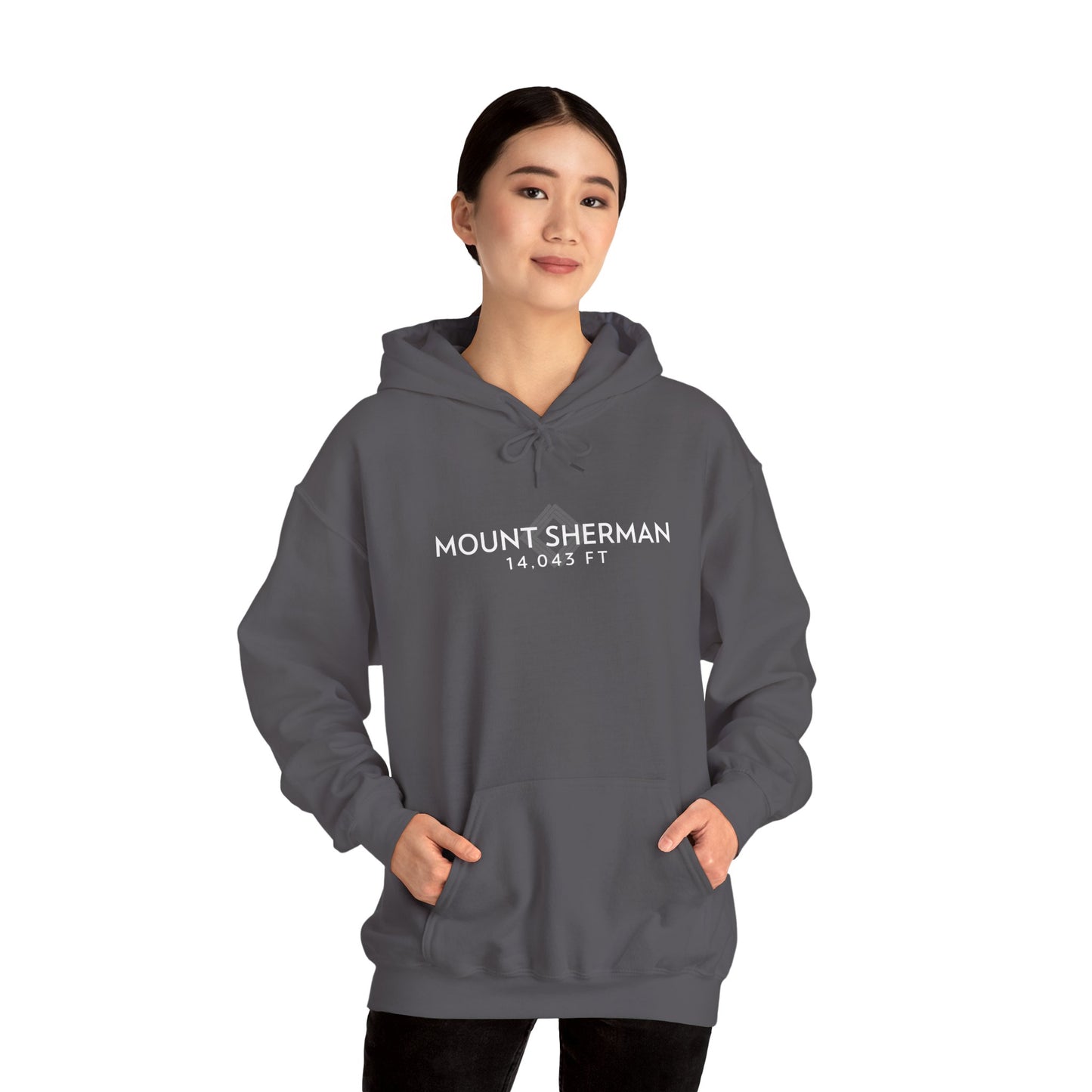 Mount Sherman Summit Hoodie — Hiking Souvenir Pullover by Lucky Outfitters