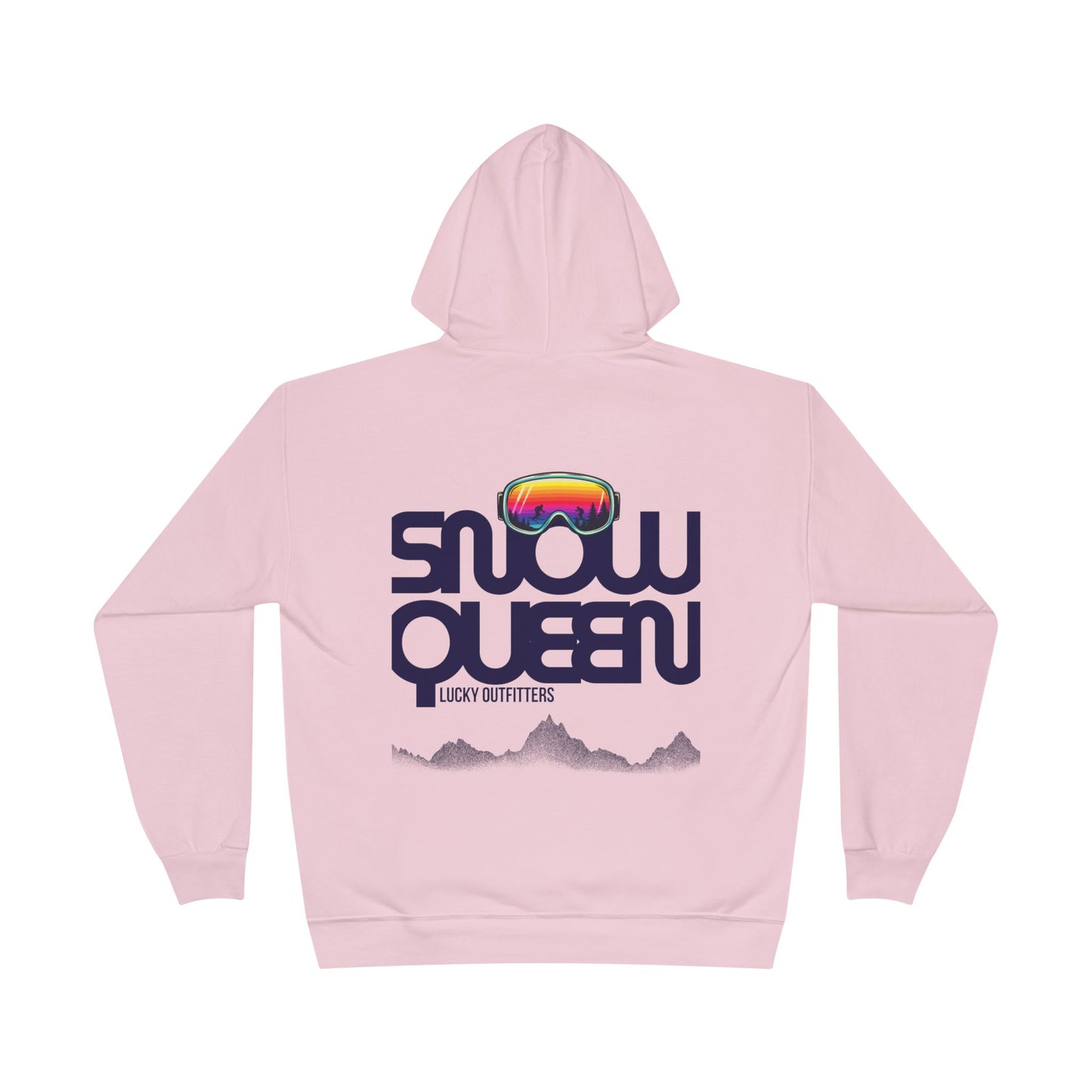 The Snow Queen Retro Goggles Hoodie - Unisex Graphic Pullover by Lucky Outfitters