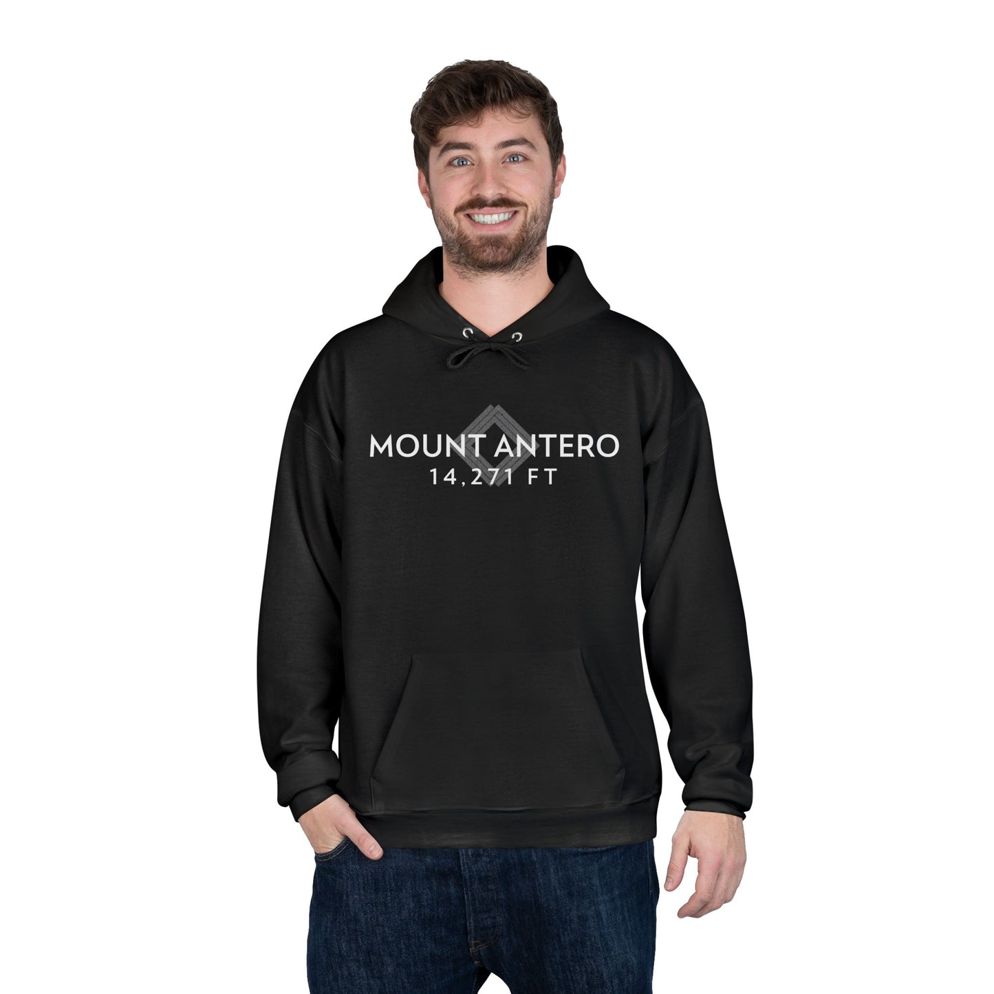 Mount Antero Summit Hoodie — Unisex Hiking Souvenir Pullover by Lucky Outfitters