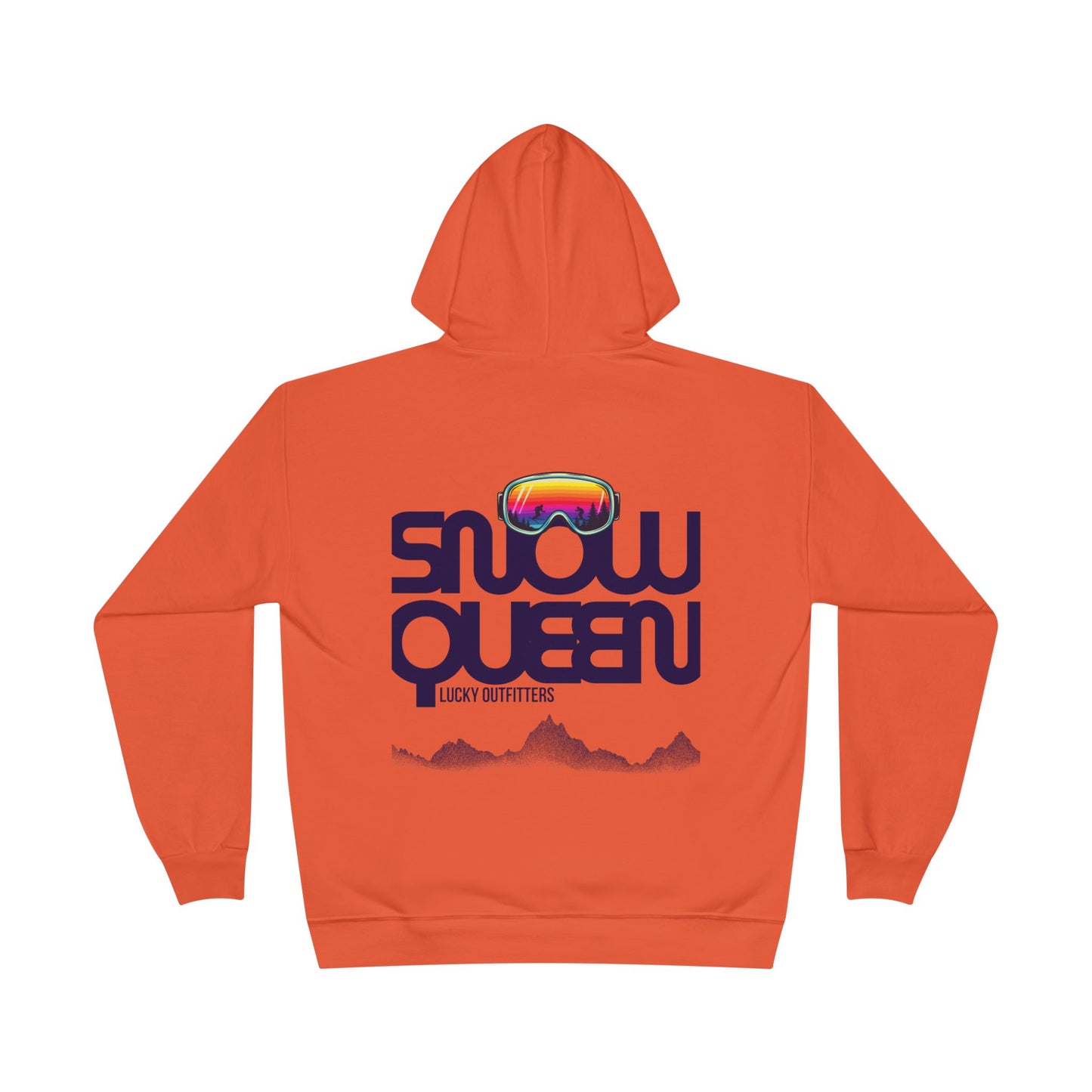 The Snow Queen Retro Goggles Hoodie - Unisex Graphic Pullover by Lucky Outfitters