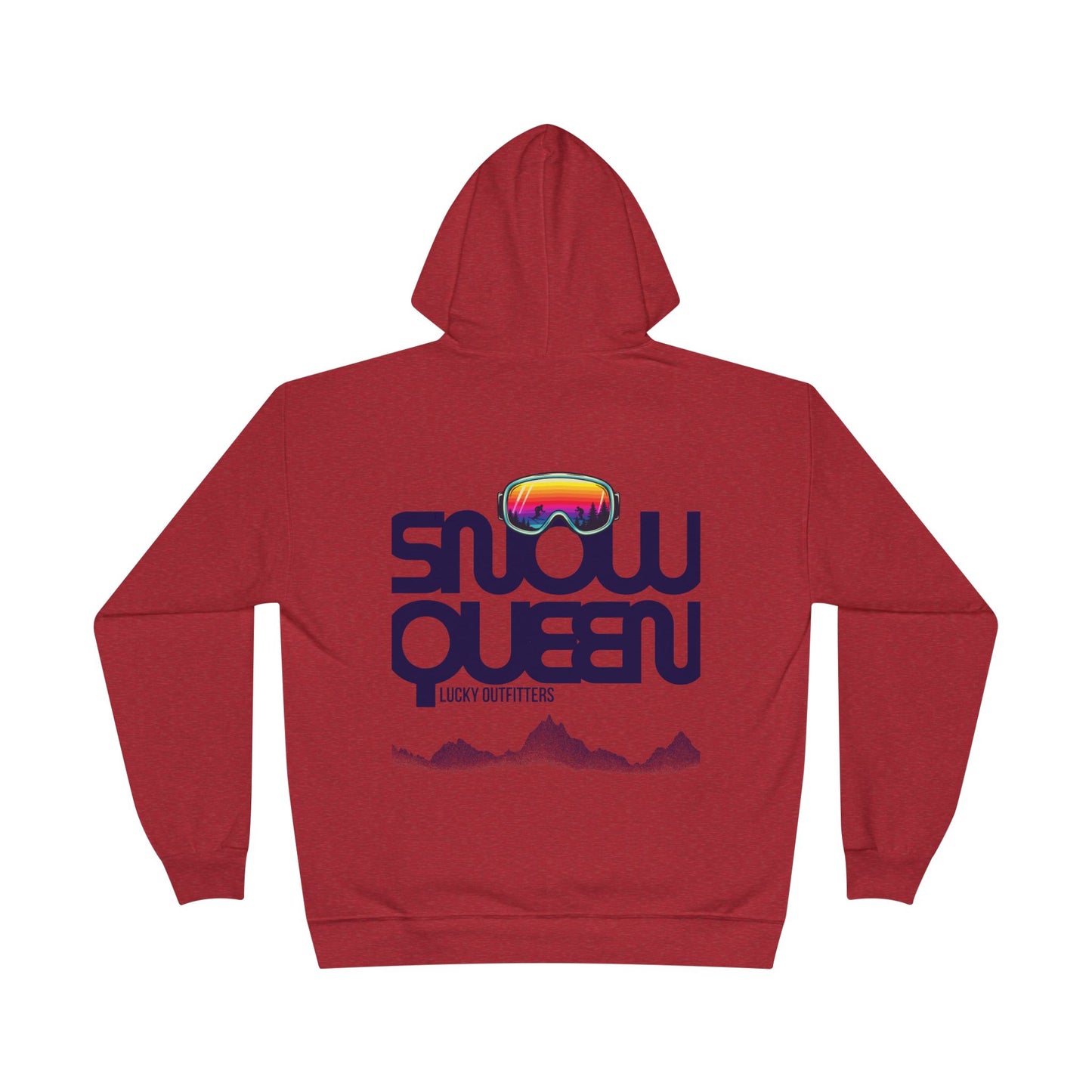 The Snow Queen Retro Goggles Hoodie - Unisex Graphic Pullover by Lucky Outfitters