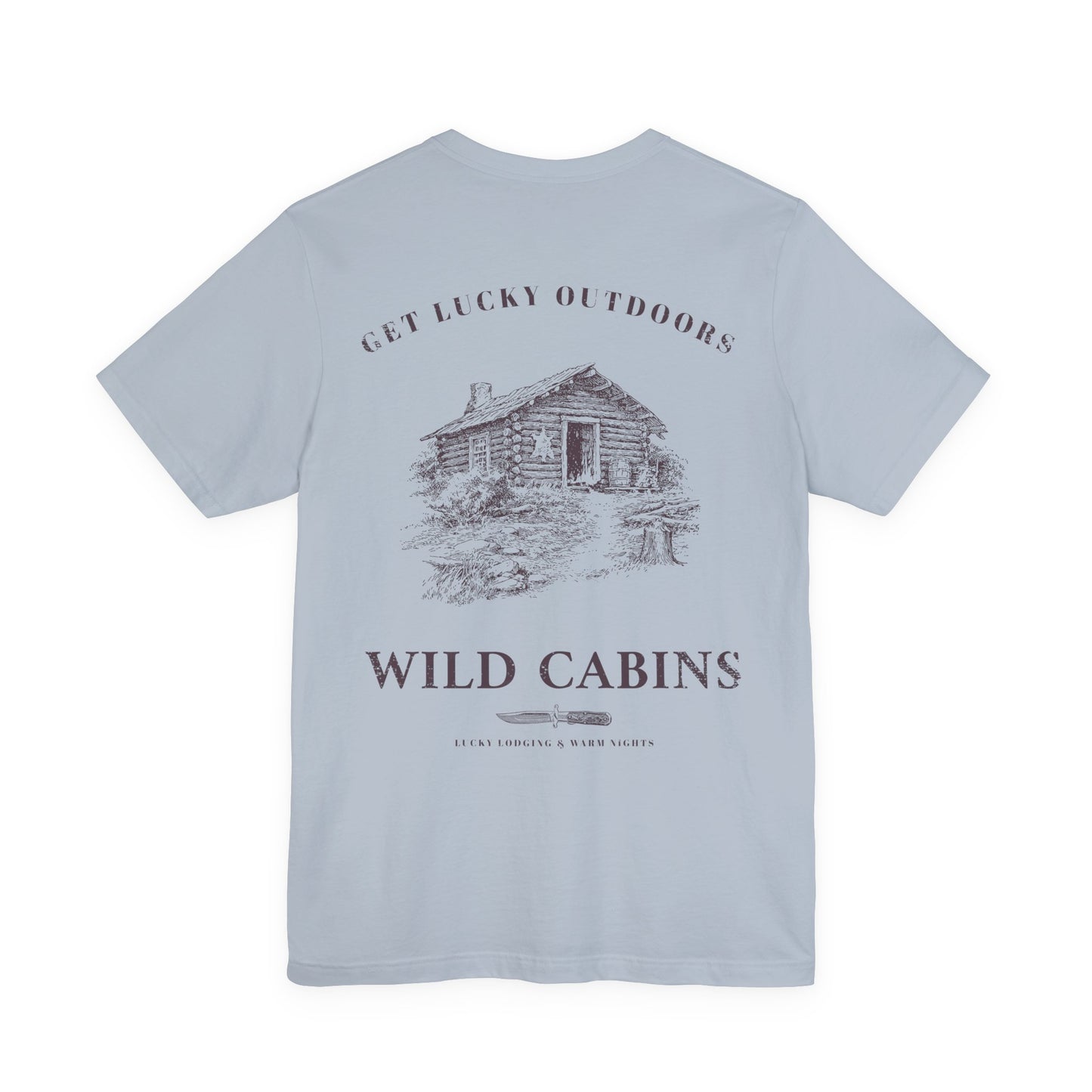 Get Lucky Outdoors Unisex Vintage Wild Cabins T-Shirt