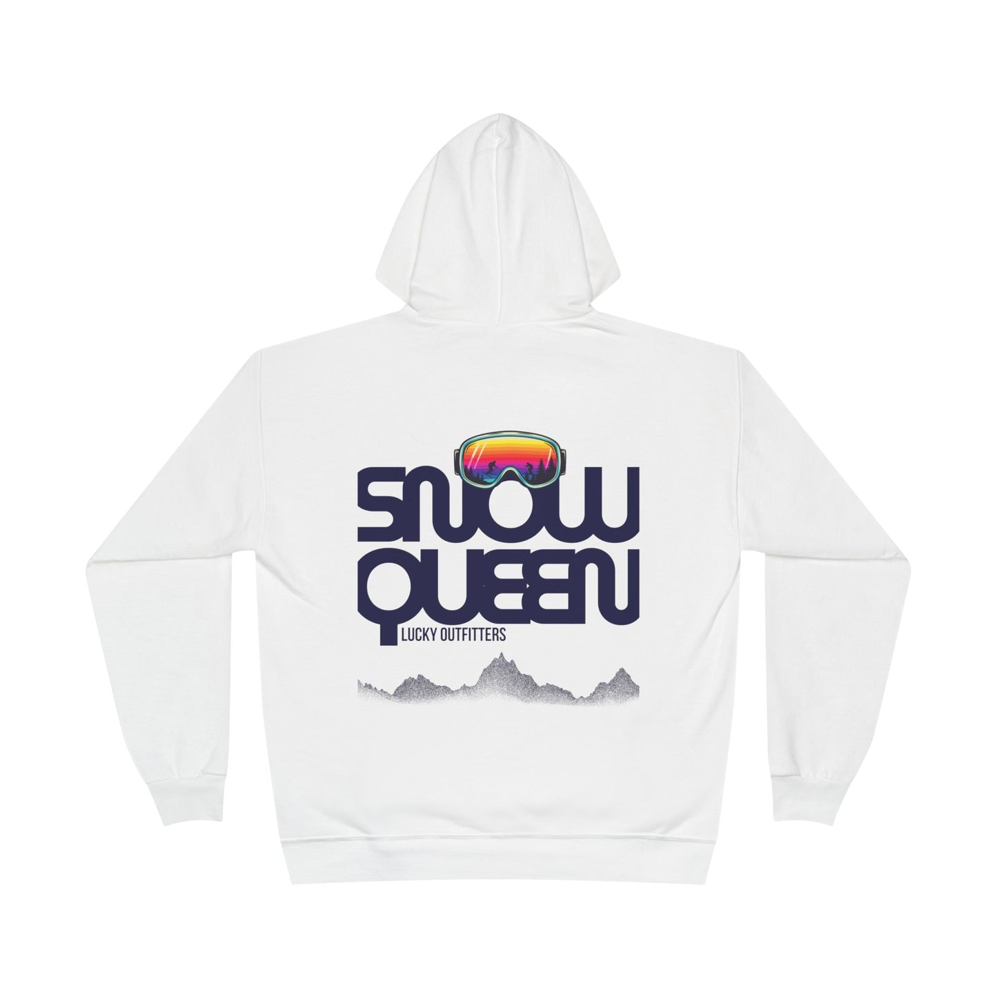 The Snow Queen Retro Goggles Hoodie - Unisex Graphic Pullover by Lucky Outfitters