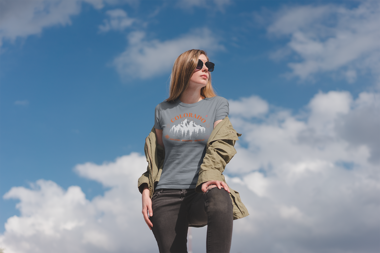 Colorado Mountains Ascend/Descend/Repeat Unisex T-Shirt — Colorado 14er Mountains Climbing List