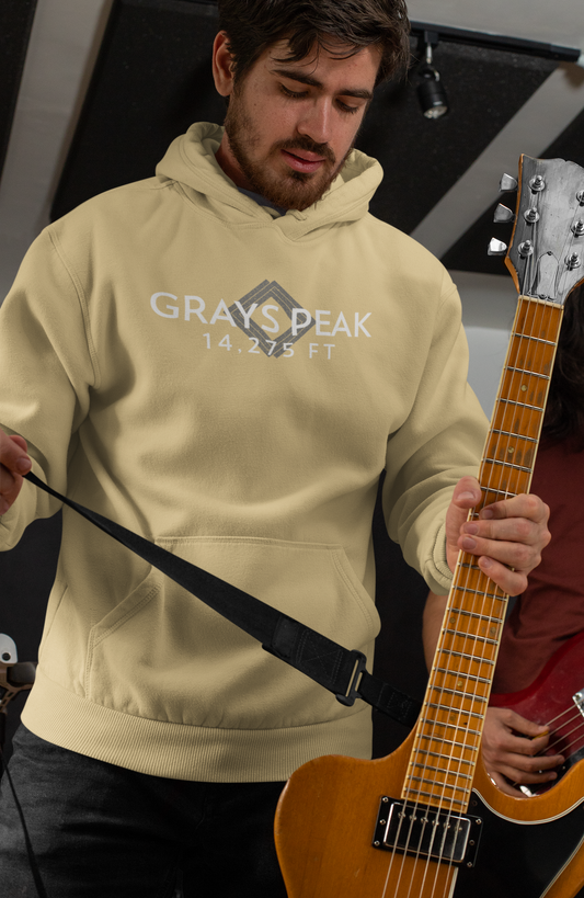 Grays Peak Summit Hoodie — Unisex Hiking Souvenir Pullover by Lucky Outfitters