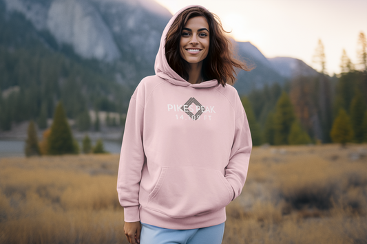 Pikes Peak Summit Hoodie — Unisex Hiking Souvenir Pullover by Lucky Outfitters