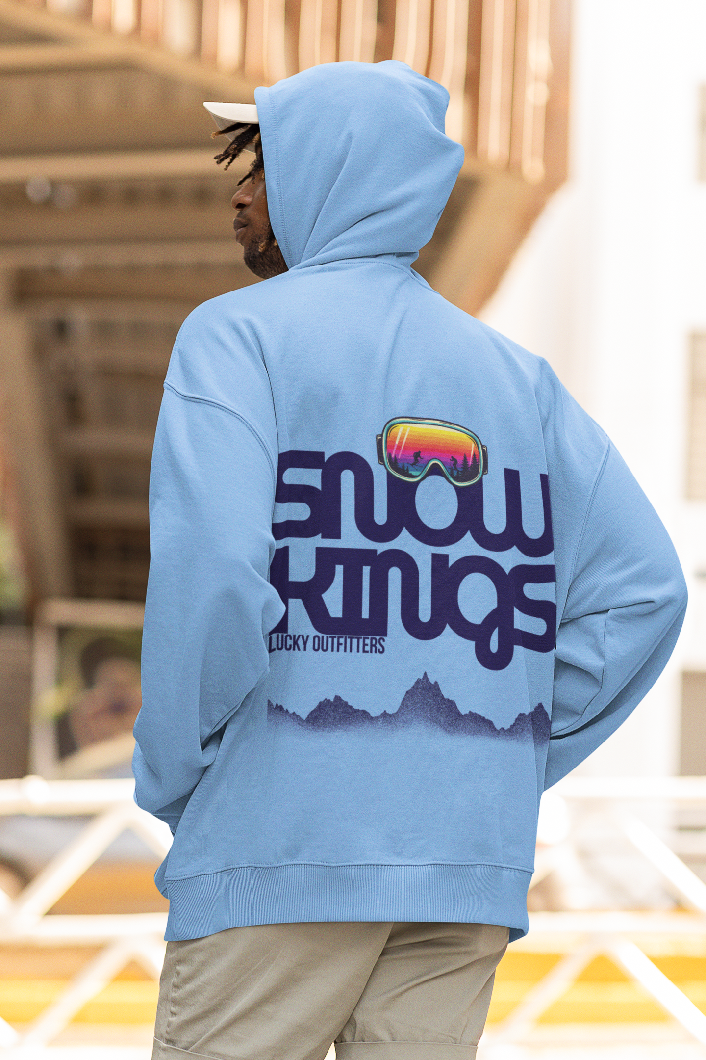 The Snow Kings Retro Goggles Hoodie - Unisex Pullover by Lucky Outfitters