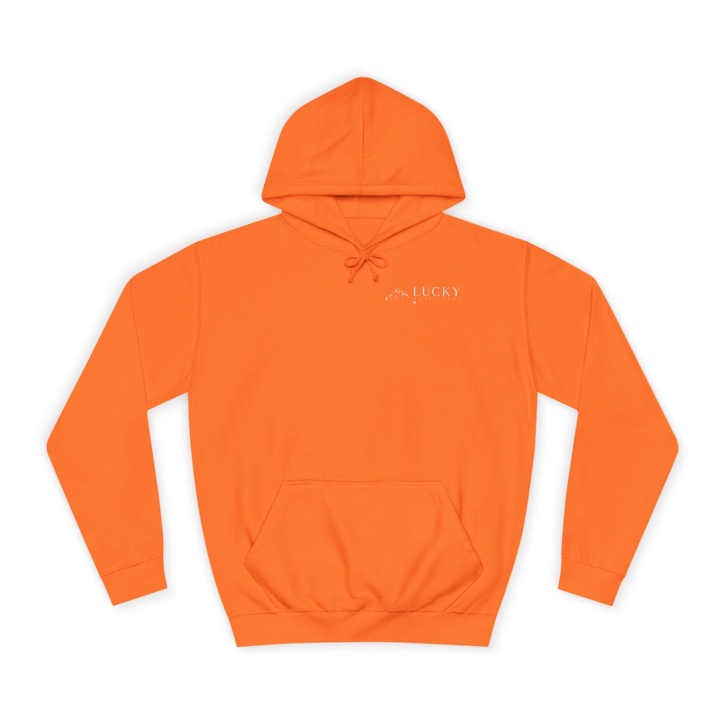 Lucky Mountain Hoodie — Minimal Outdoor Graphic Pullover
