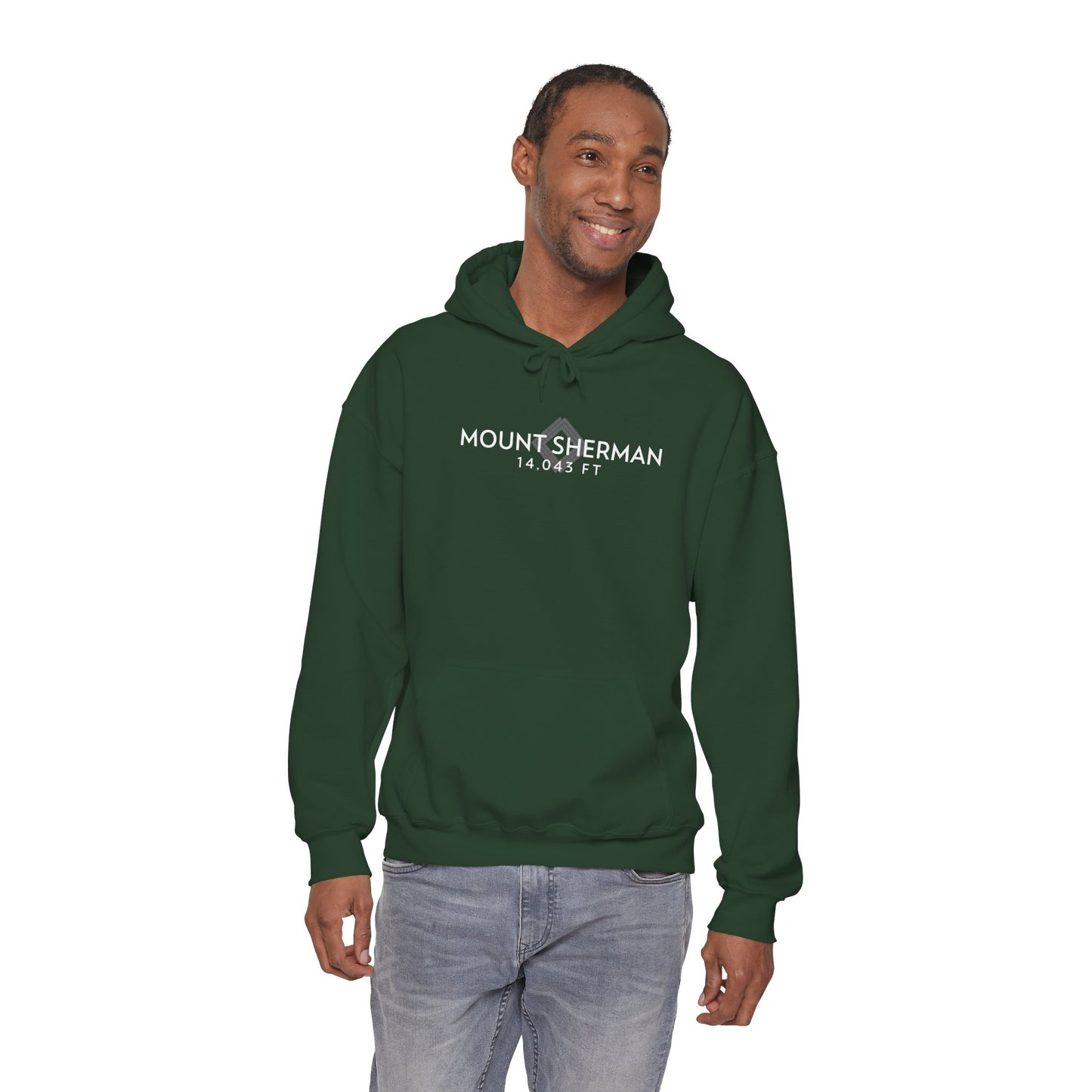 Mount Sherman Summit Hoodie — Hiking Souvenir Pullover by Lucky Outfitters