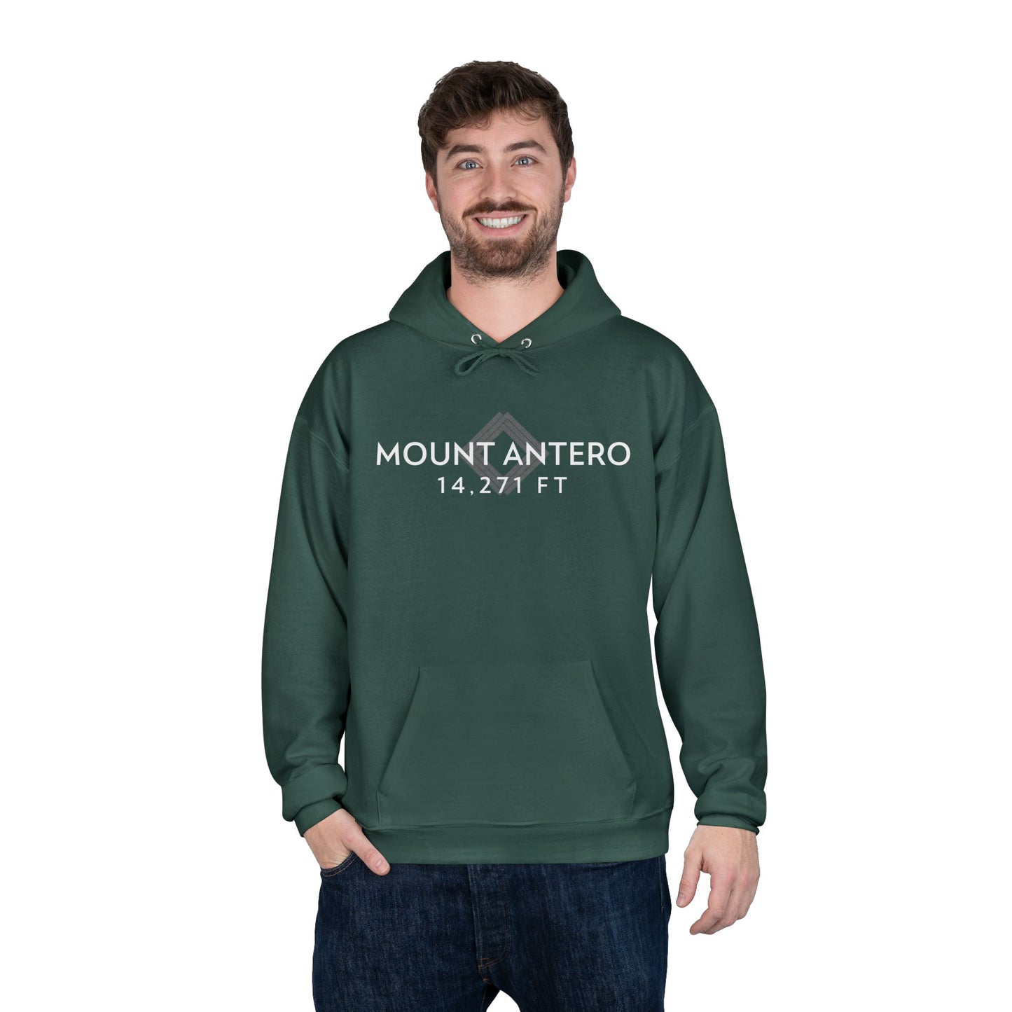 Mount Antero Summit Hoodie — Unisex Hiking Souvenir Pullover by Lucky Outfitters