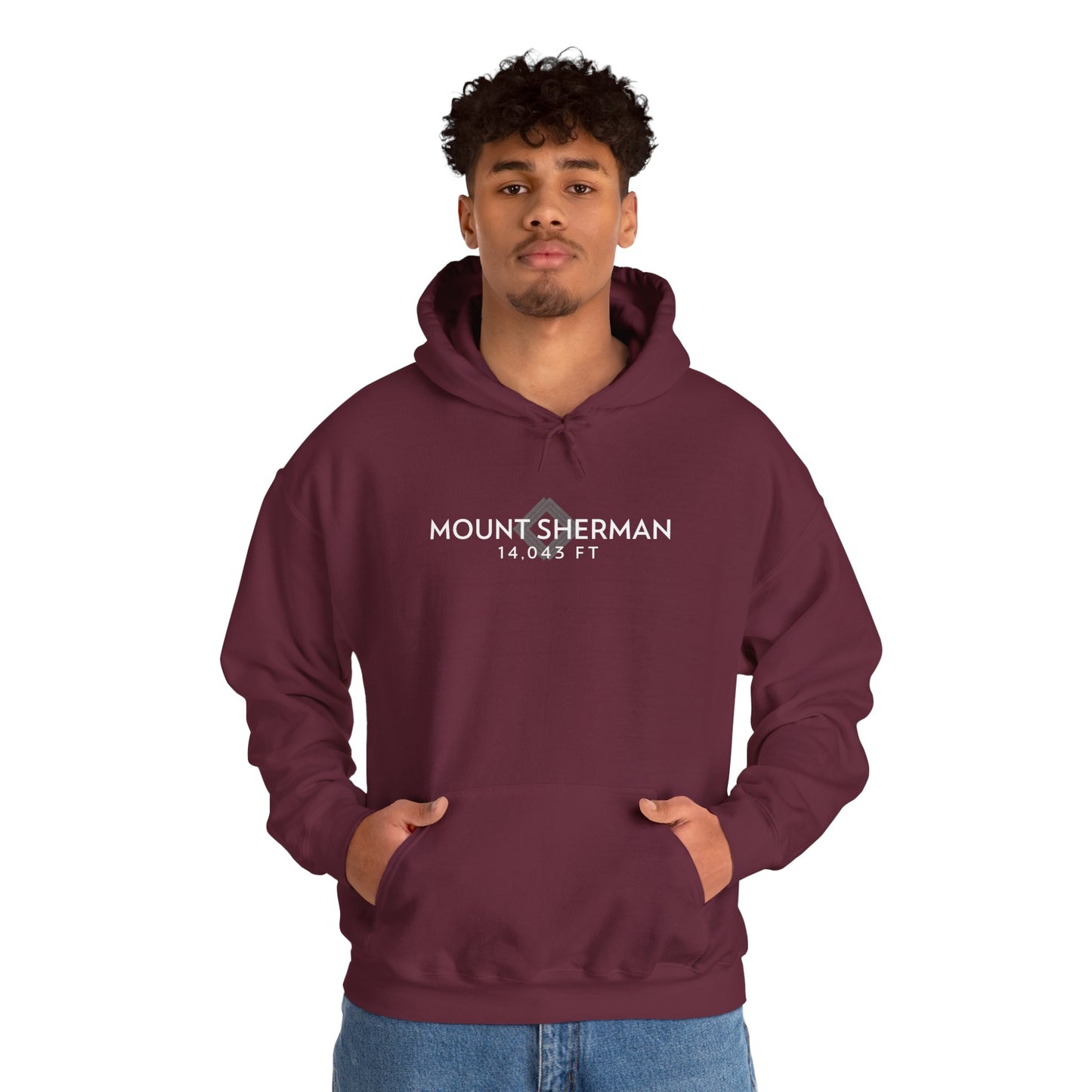 Mount Sherman Summit Hoodie — Hiking Souvenir Pullover by Lucky Outfitters