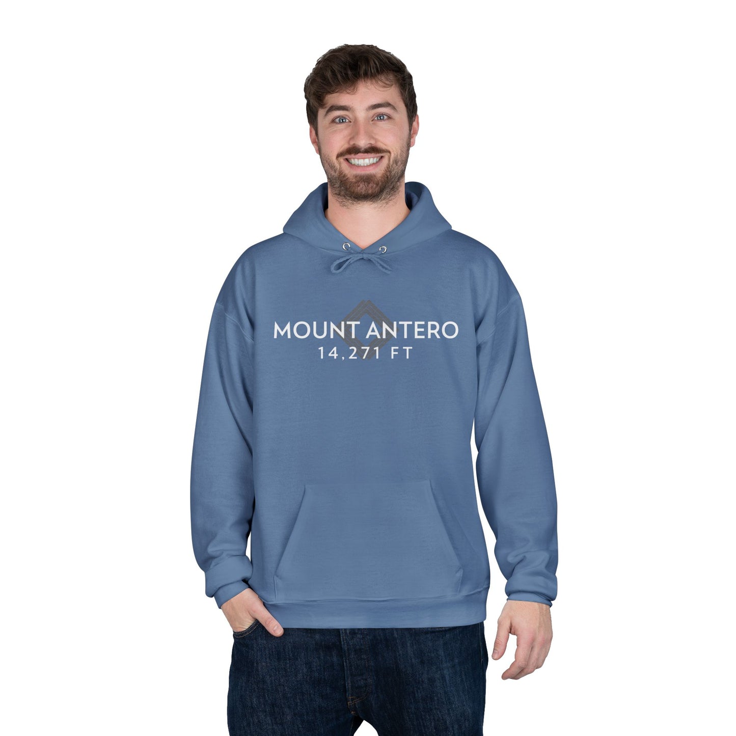 Mount Antero Summit Hoodie — Unisex Hiking Souvenir Pullover by Lucky Outfitters