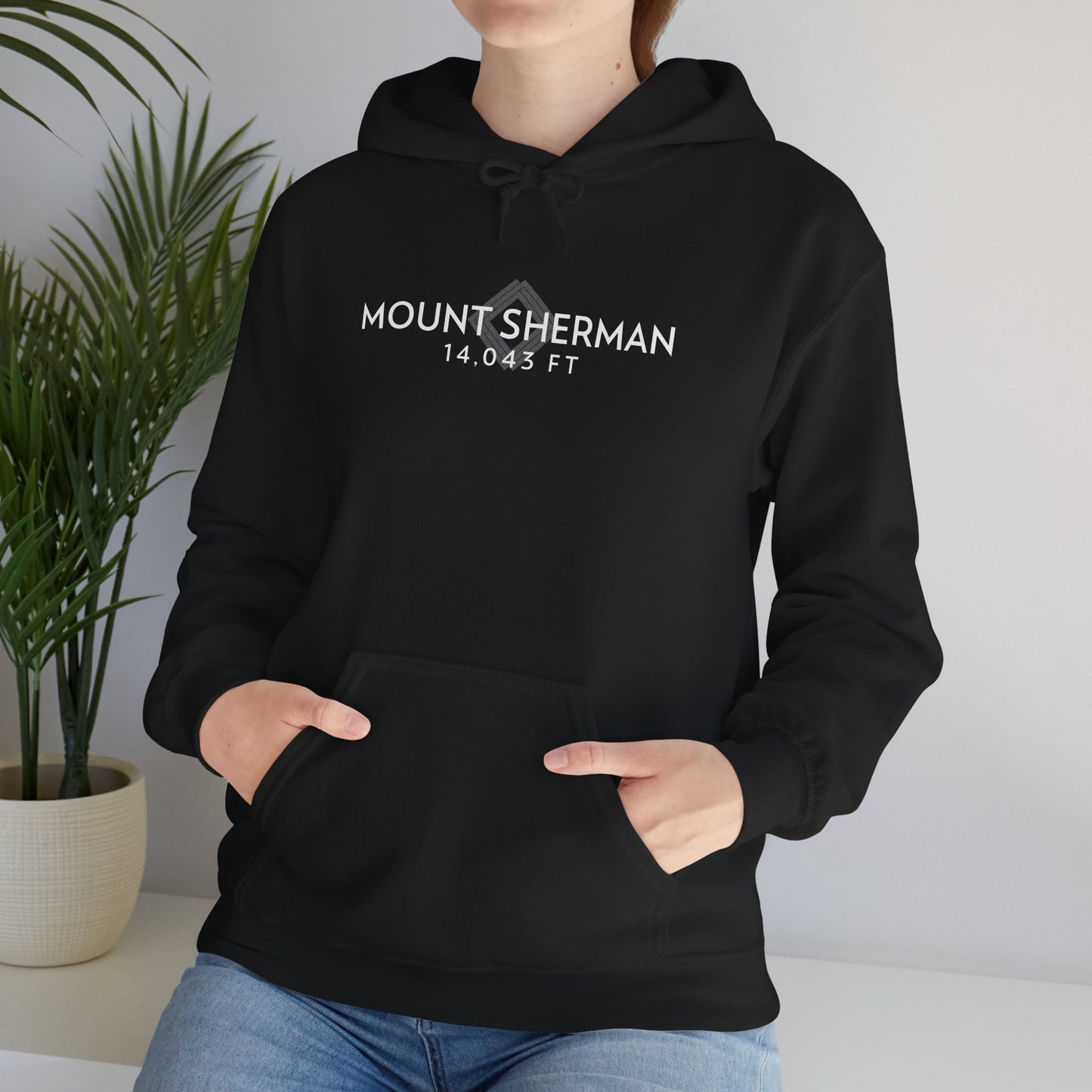 Mount Sherman Summit Hoodie — Hiking Souvenir Pullover by Lucky Outfitters