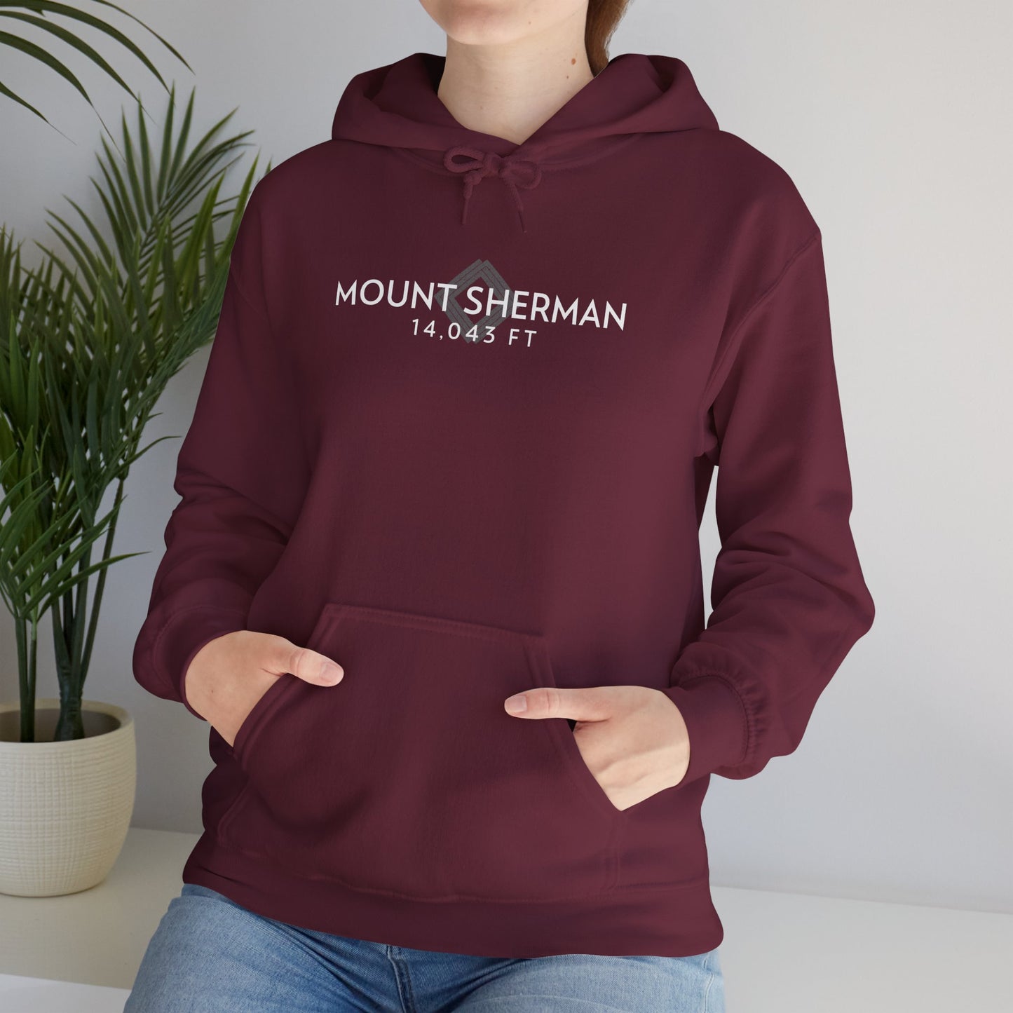 Mount Sherman Summit Hoodie — Hiking Souvenir Pullover by Lucky Outfitters