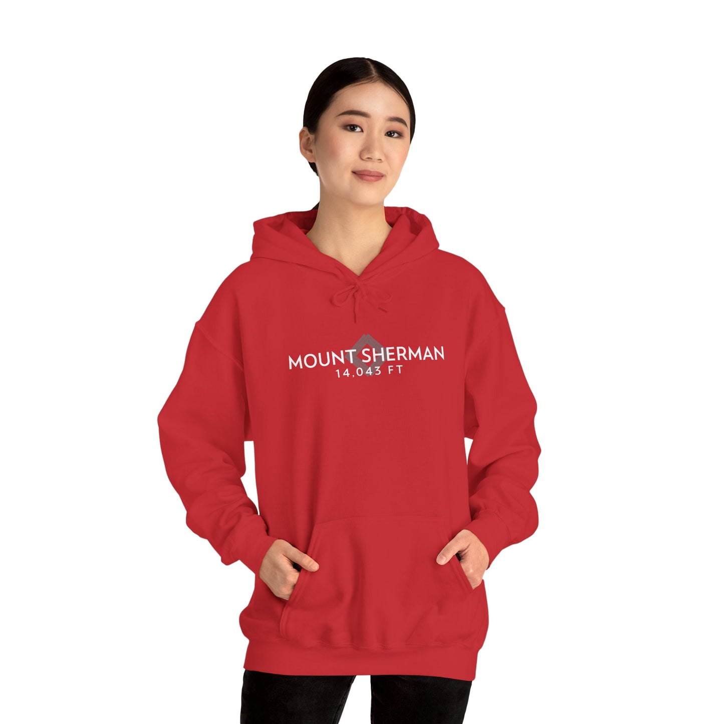 Mount Sherman Summit Hoodie — Hiking Souvenir Pullover by Lucky Outfitters