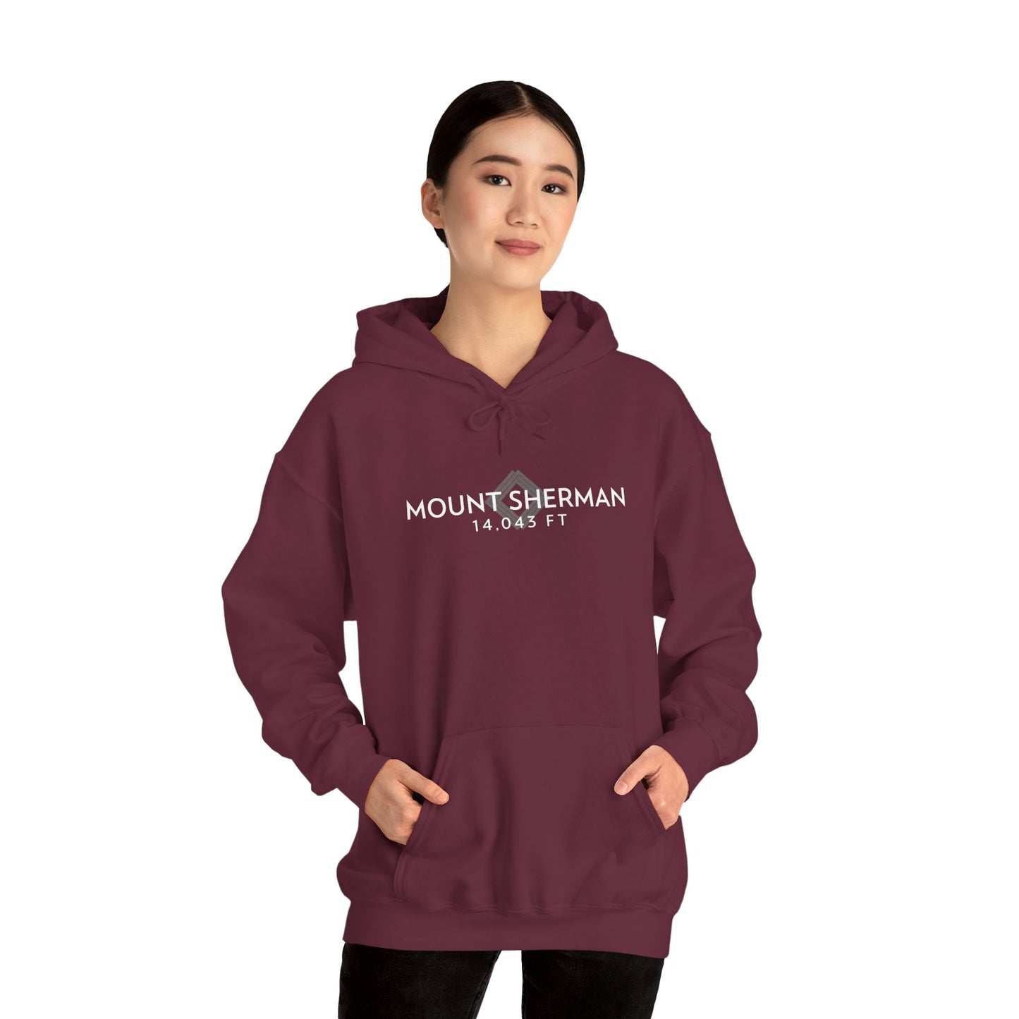 Mount Sherman Summit Hoodie — Hiking Souvenir Pullover by Lucky Outfitters