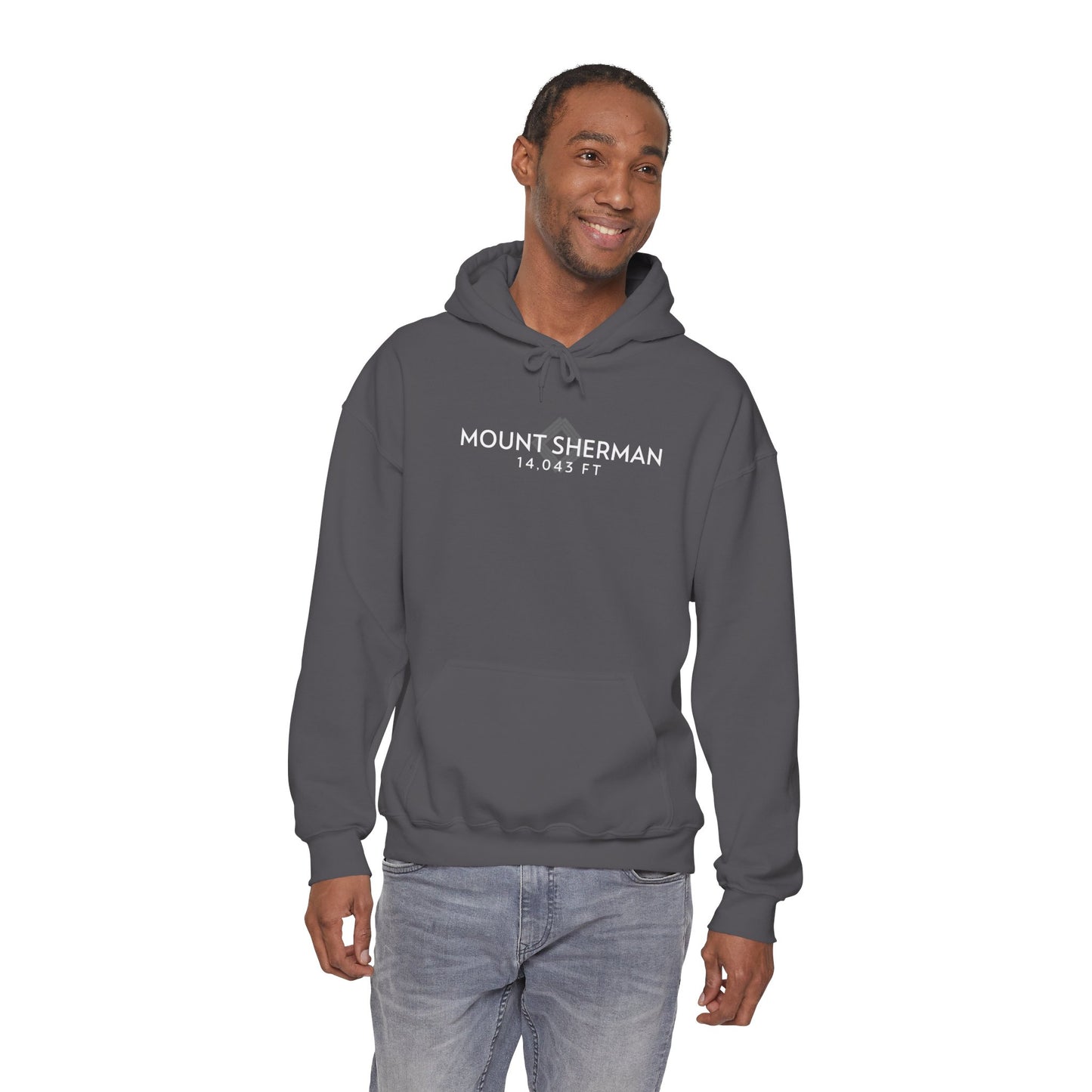Mount Sherman Summit Hoodie — Hiking Souvenir Pullover by Lucky Outfitters