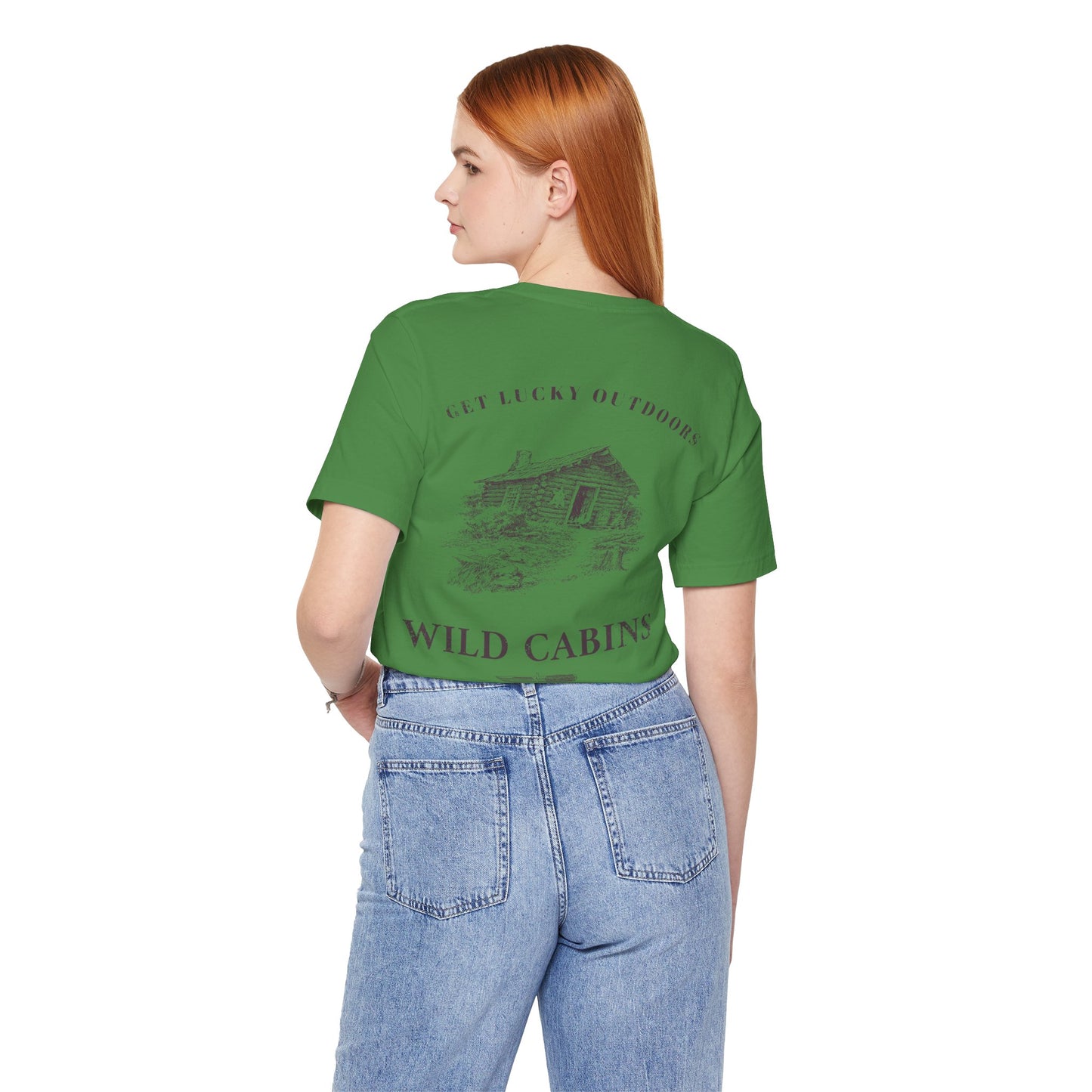 Get Lucky Outdoors Unisex Vintage Wild Cabins T-Shirt