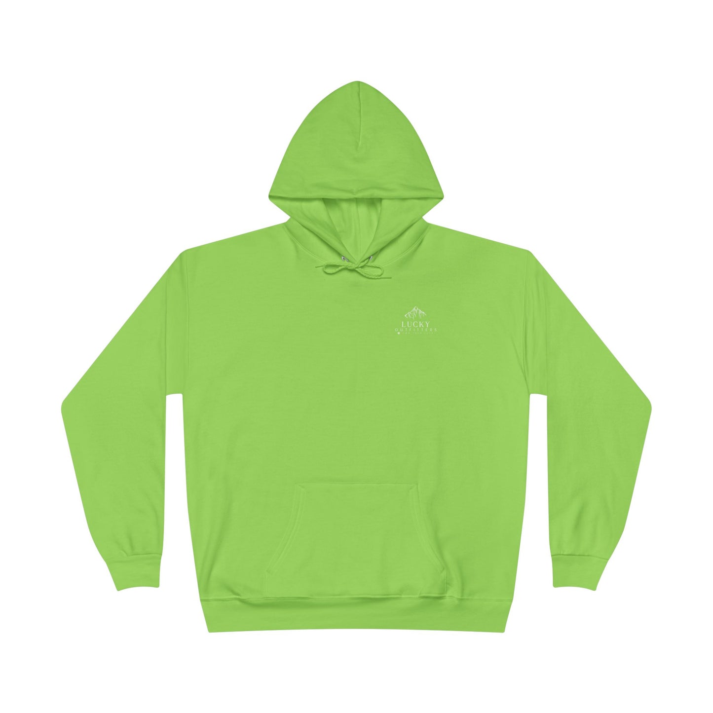 The "Snow Queen" Hoodie - Unisex White Graphic Pullover by Lucky Outfitters