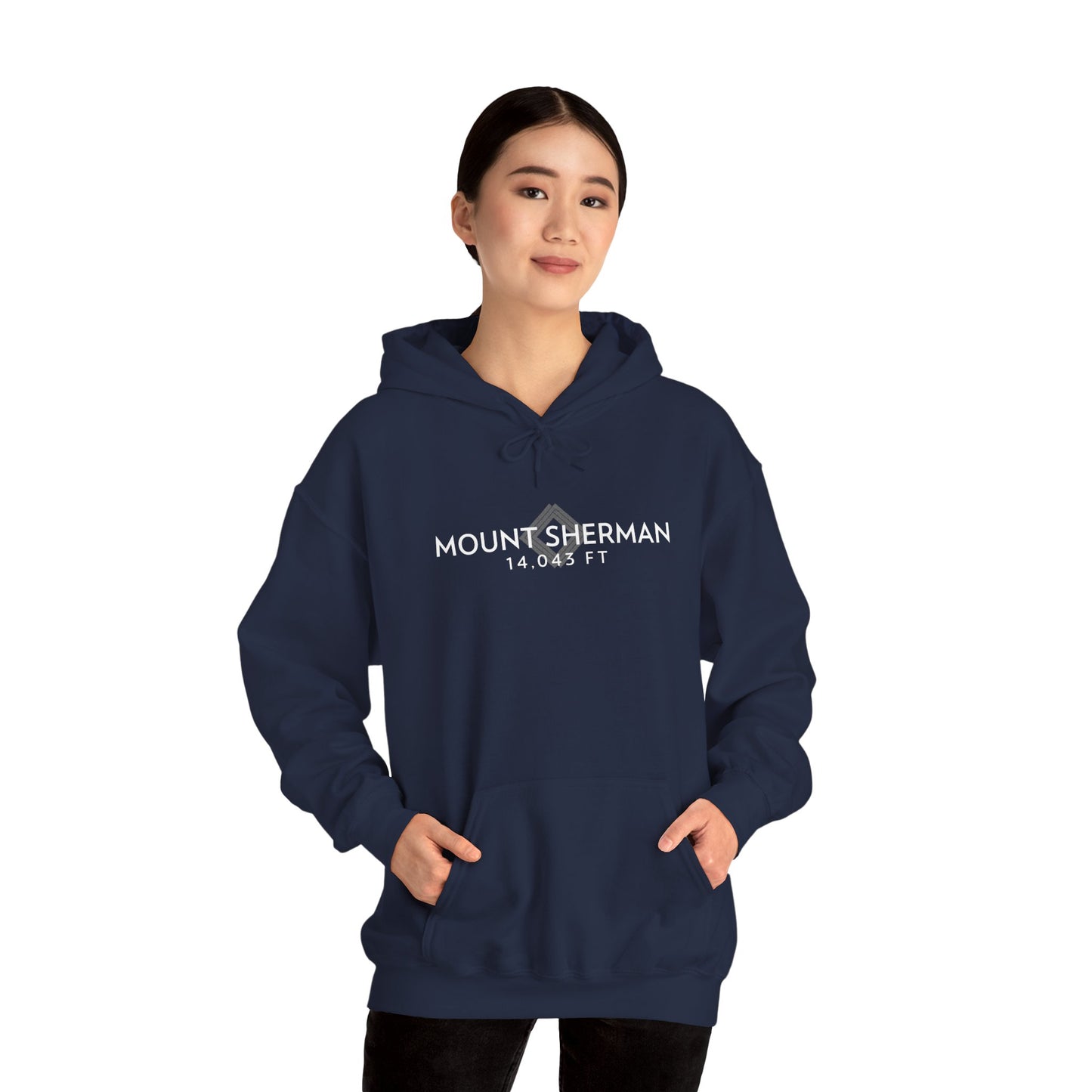 Mount Sherman Summit Hoodie — Hiking Souvenir Pullover by Lucky Outfitters