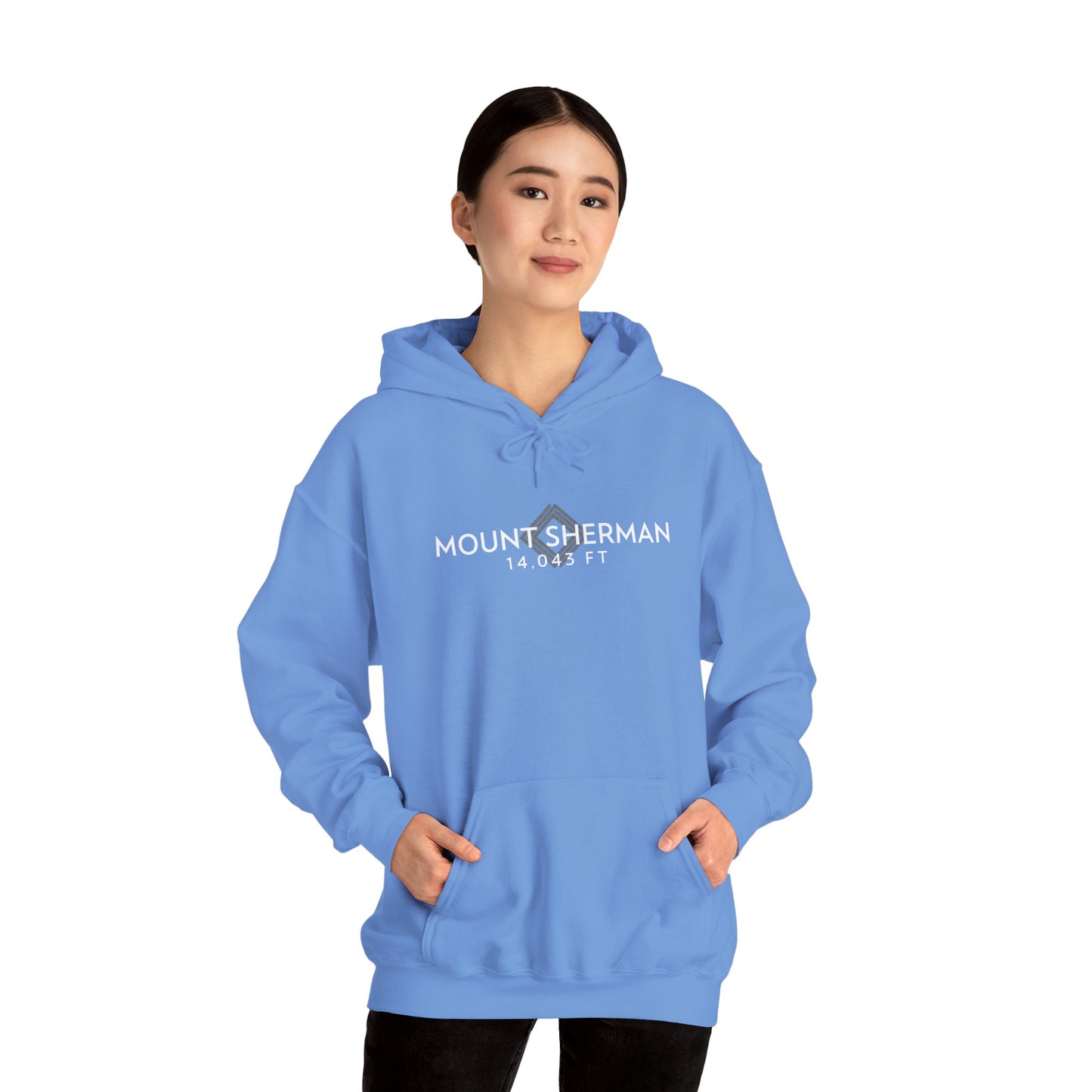 Mount Sherman Summit Hoodie — Hiking Souvenir Pullover by Lucky Outfitters