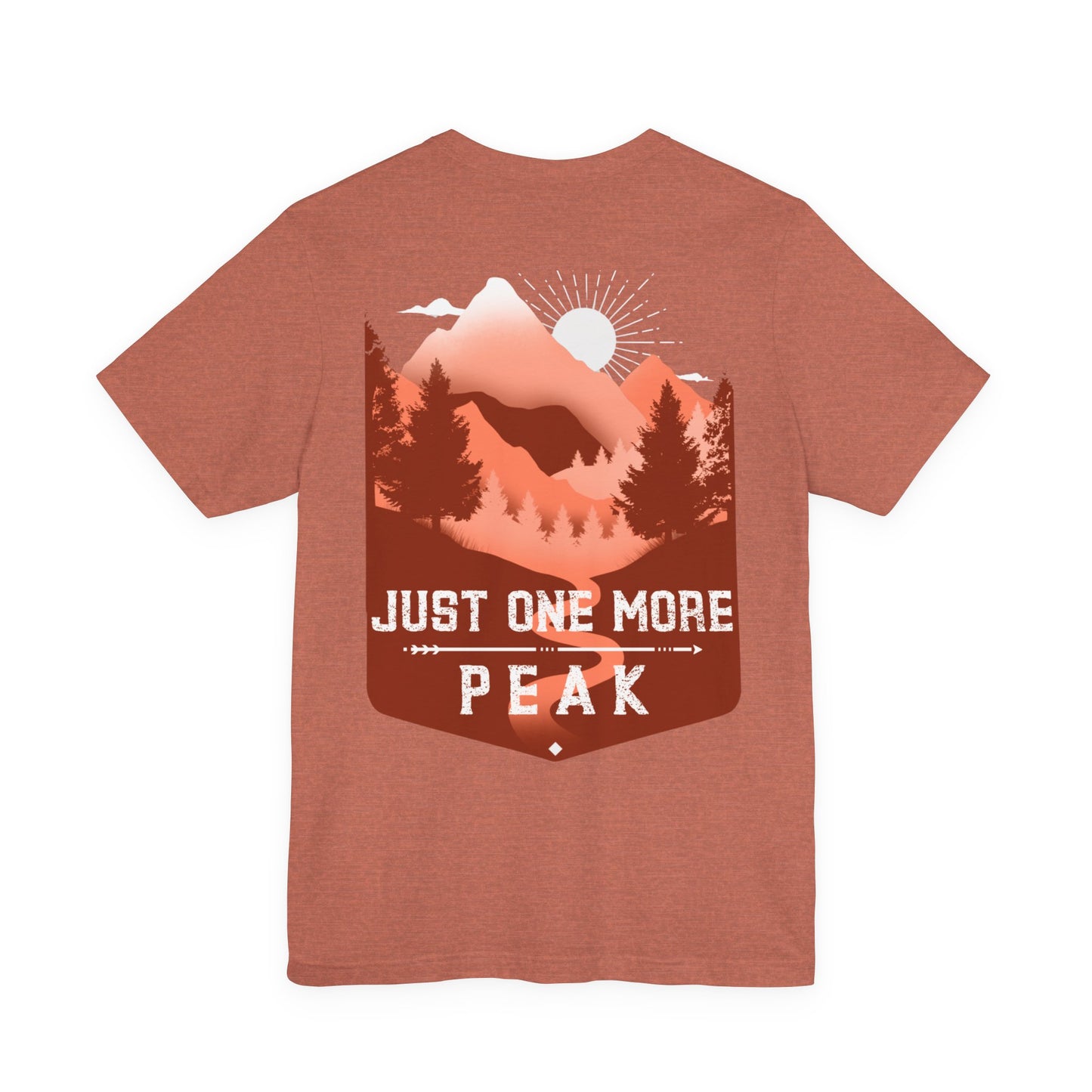 Lucky Outfitters - Just One More Peak T-Shirt — Unisex Hiking Mountain Adventure Tee