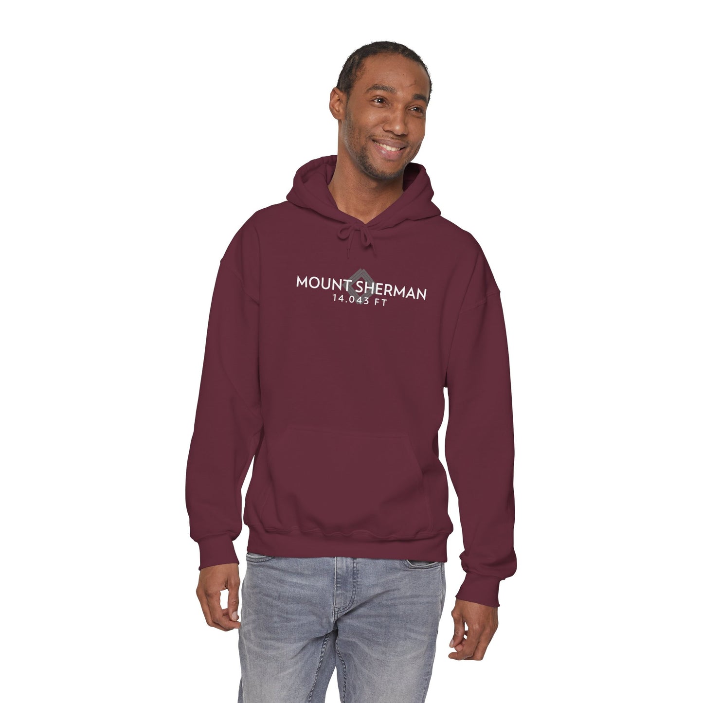 Mount Sherman Summit Hoodie — Hiking Souvenir Pullover by Lucky Outfitters