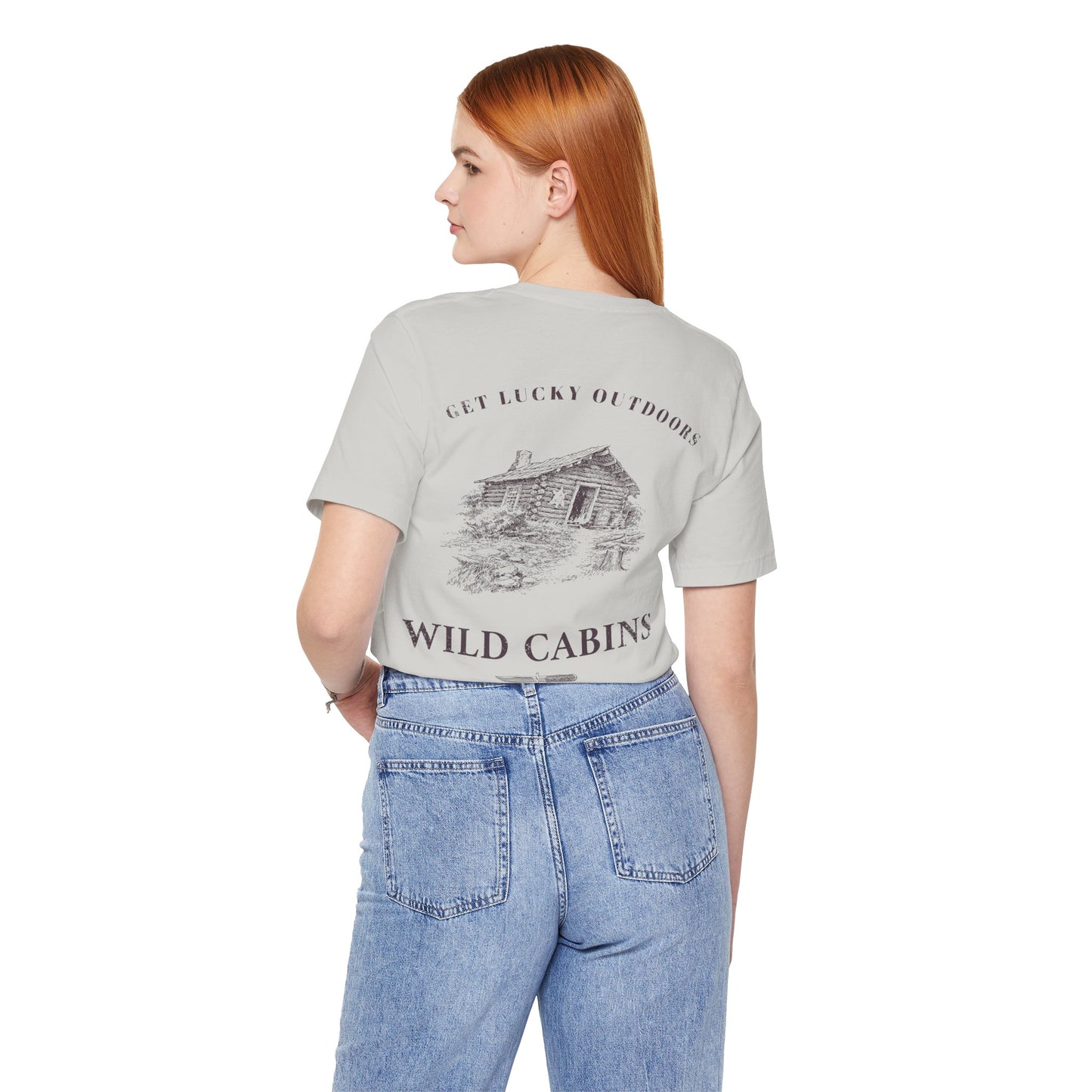 Get Lucky Outdoors Unisex Vintage Wild Cabins T-Shirt